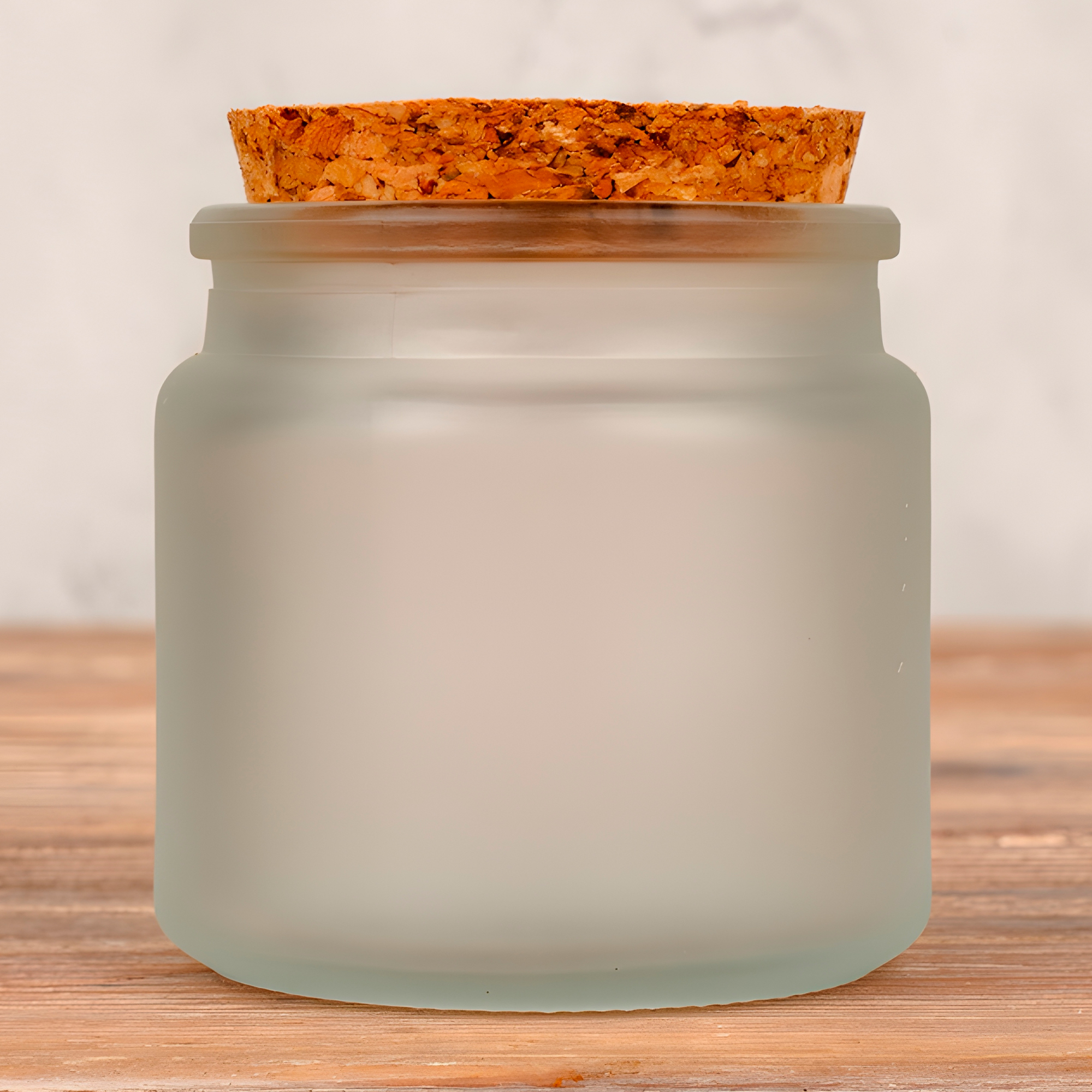 Frasco Porta Vela de vidrio con Tapa de Corcho 200 ML Colores 7