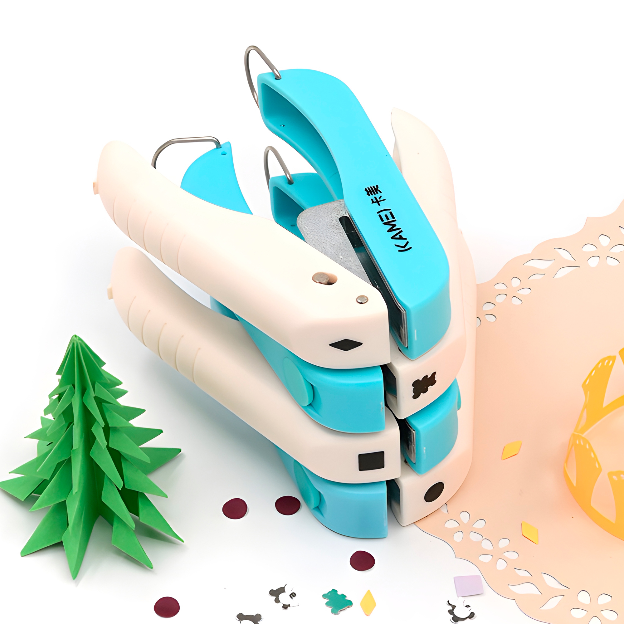 Perforadora De Papel Troqueladora Manual Plegable Punzón Redonda 6