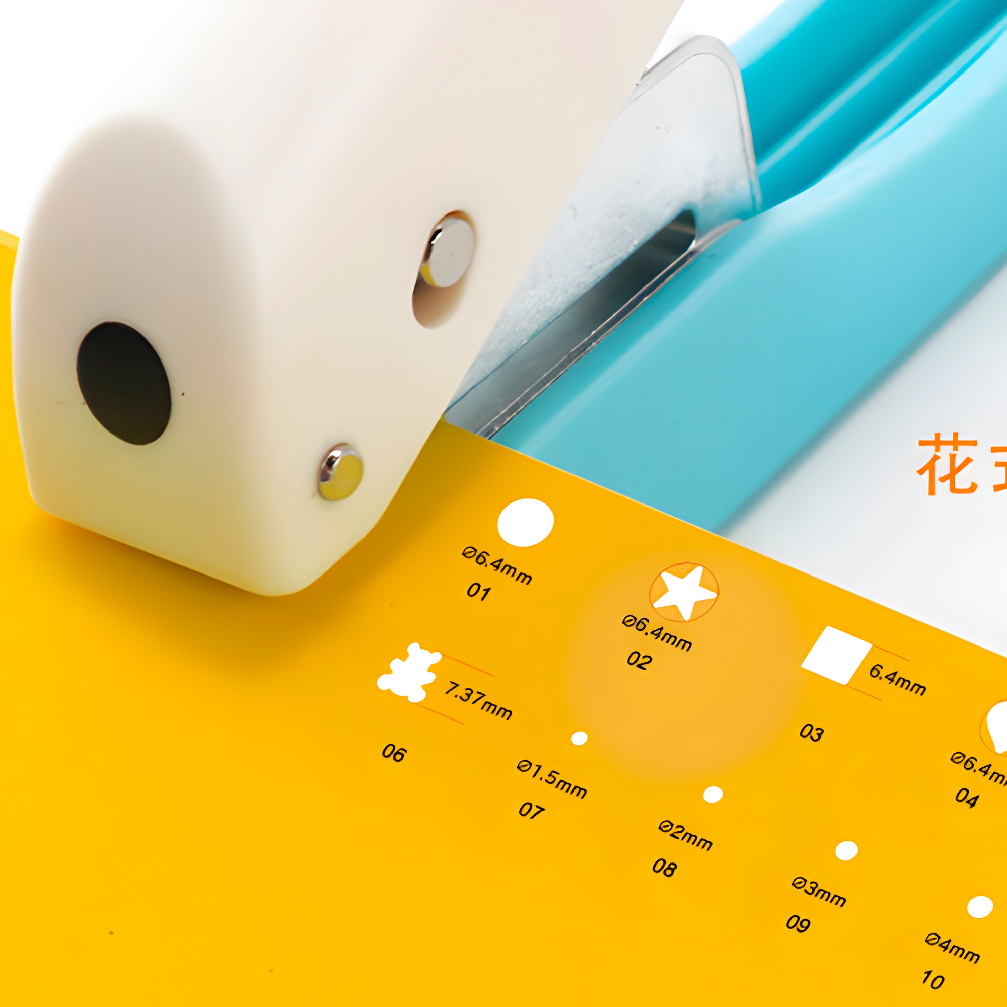 Perforadora De Papel Troqueladora Manual Plegable Punzón Redonda 10