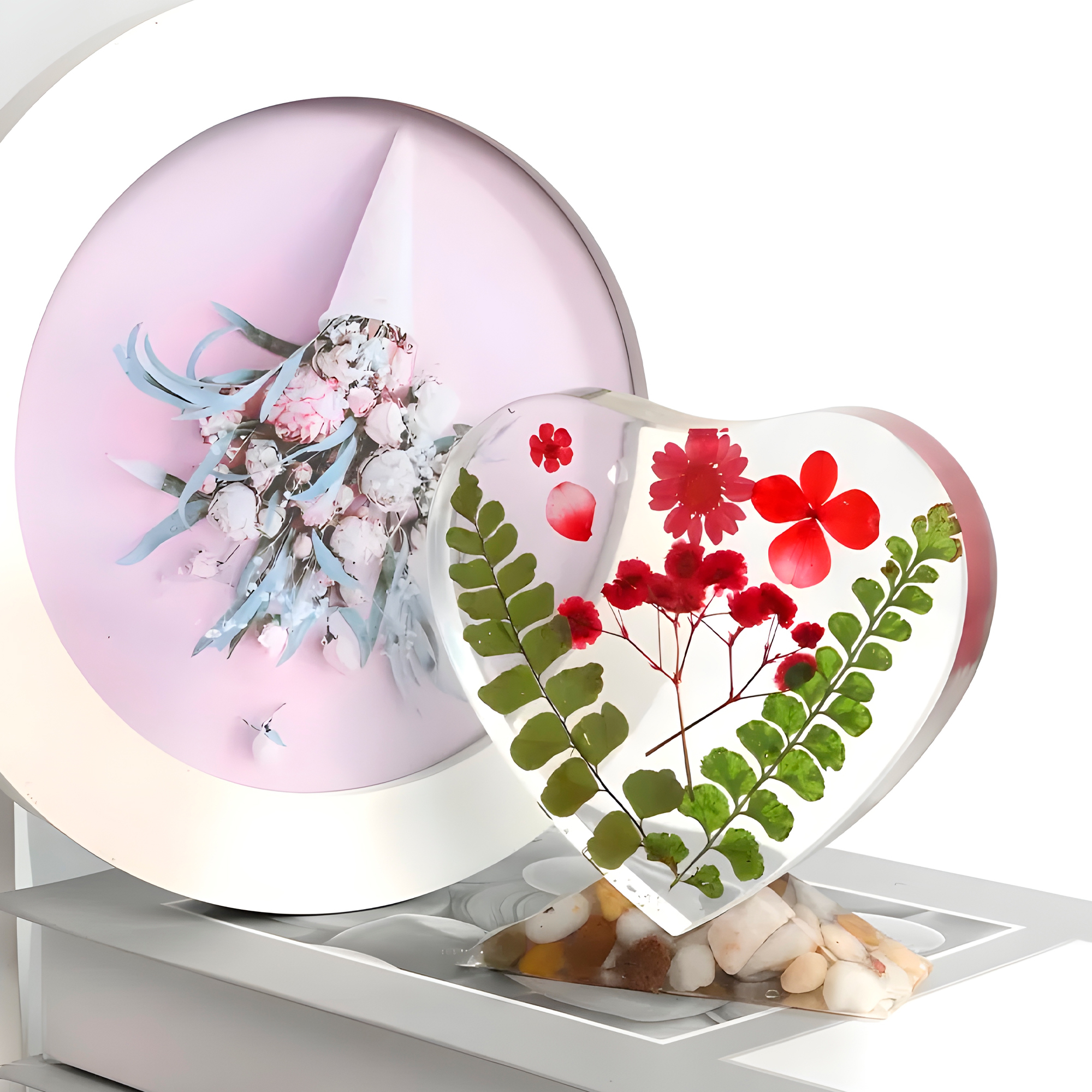 Molde de silicona Porta Retratos Fotografias Forma de Corazón 13.5 X 10 CM 5