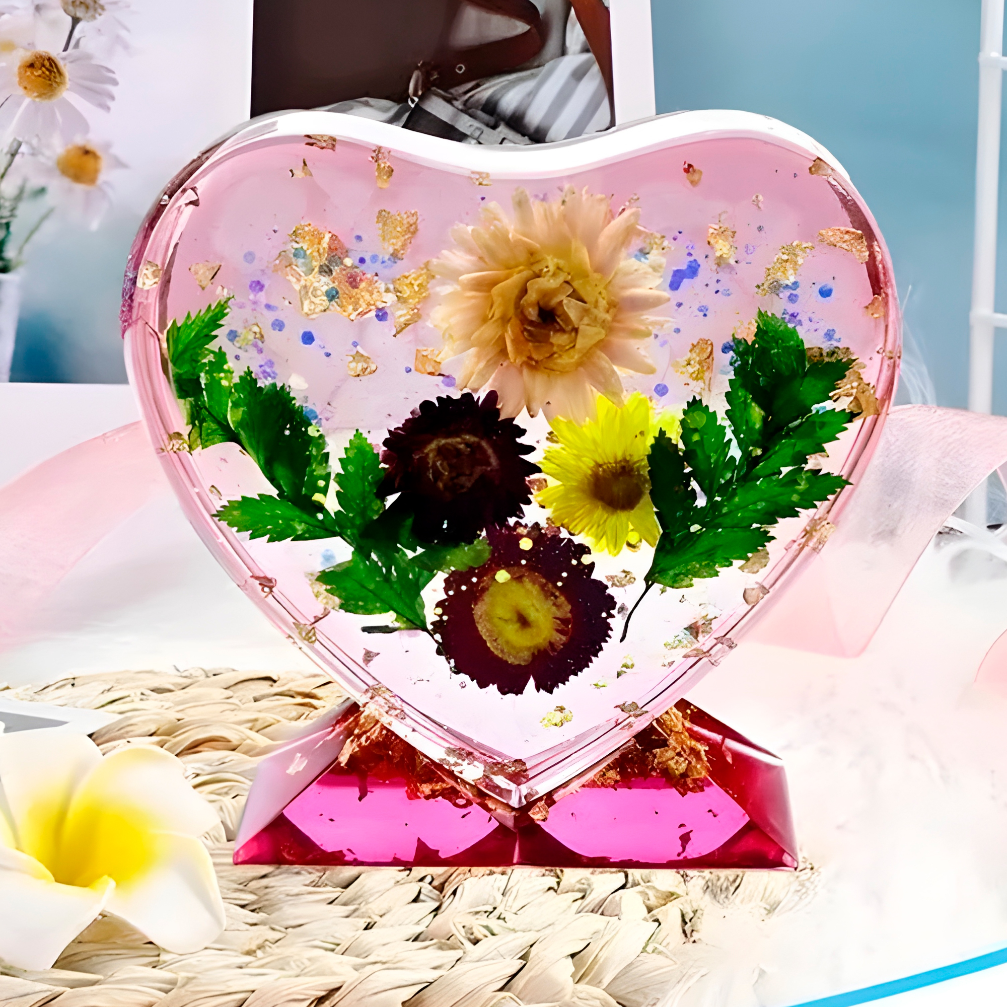 Molde de silicona Porta Retratos Fotografias Forma de Corazón 15.5 X 19 CM 9