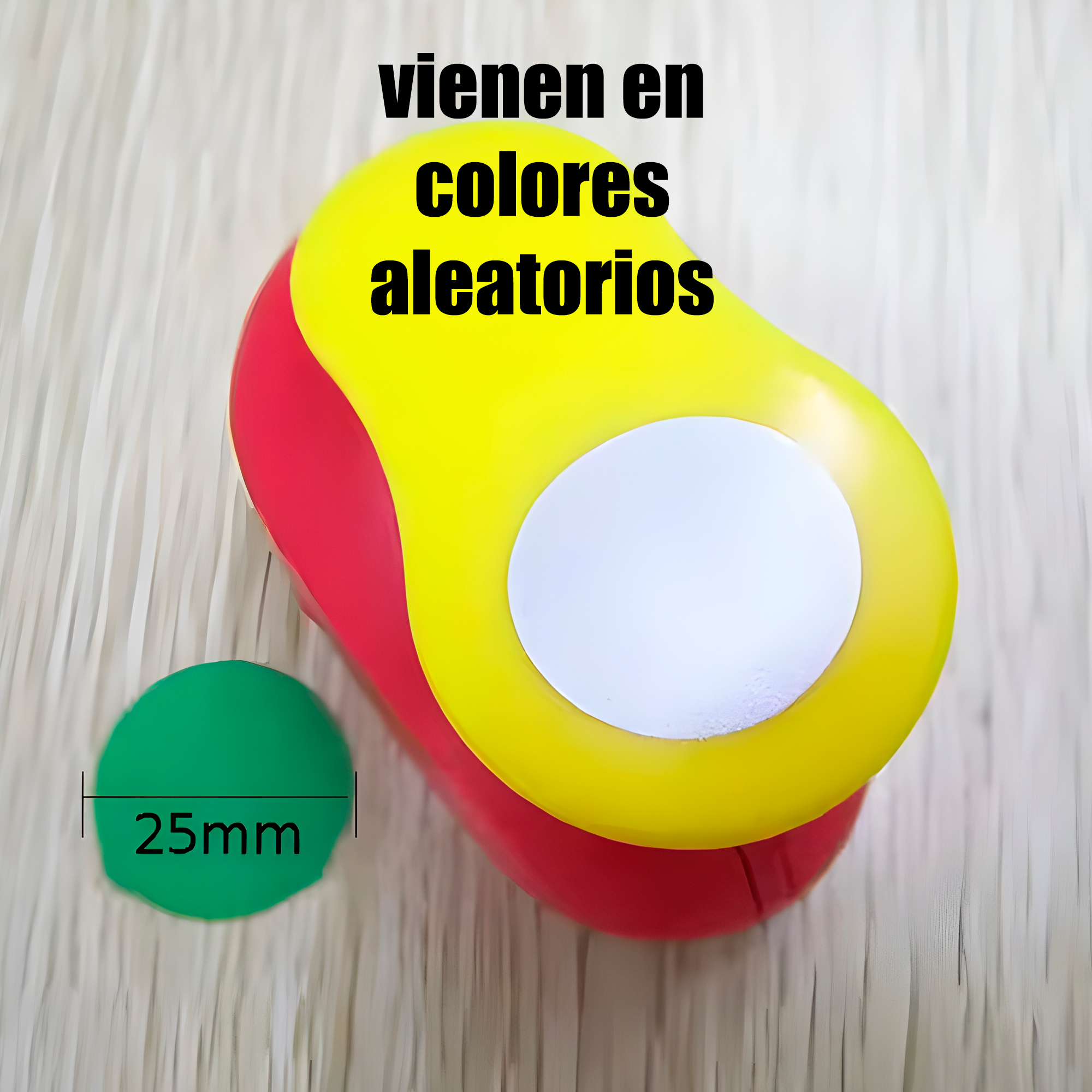 Perforadora de Papel Circular Agujeros Manualidades Pequeña 25 mm 3