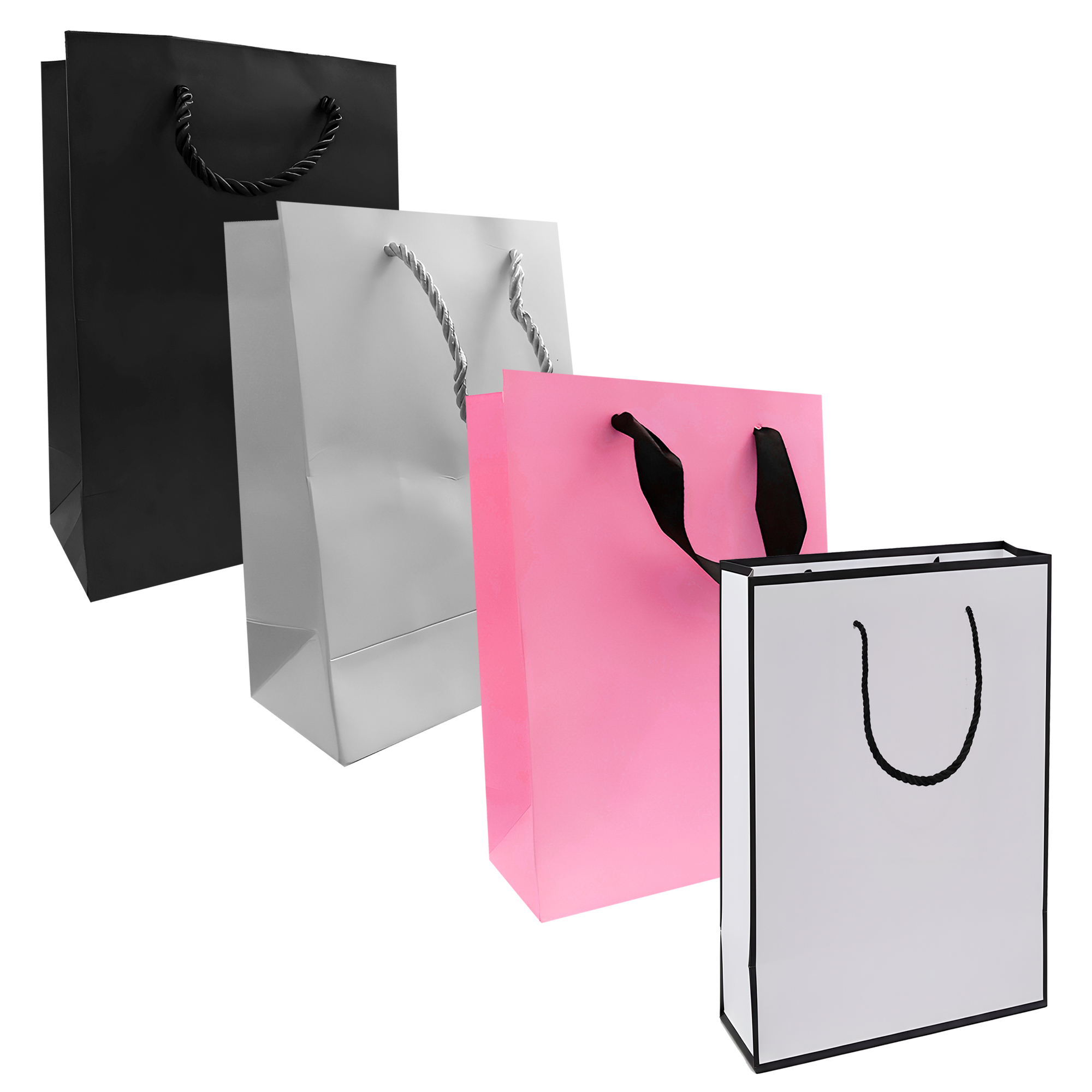 Bolsas de Cartón Lujo para Regalo Ecológicas Colores 21 X 15 X 8 CM 1