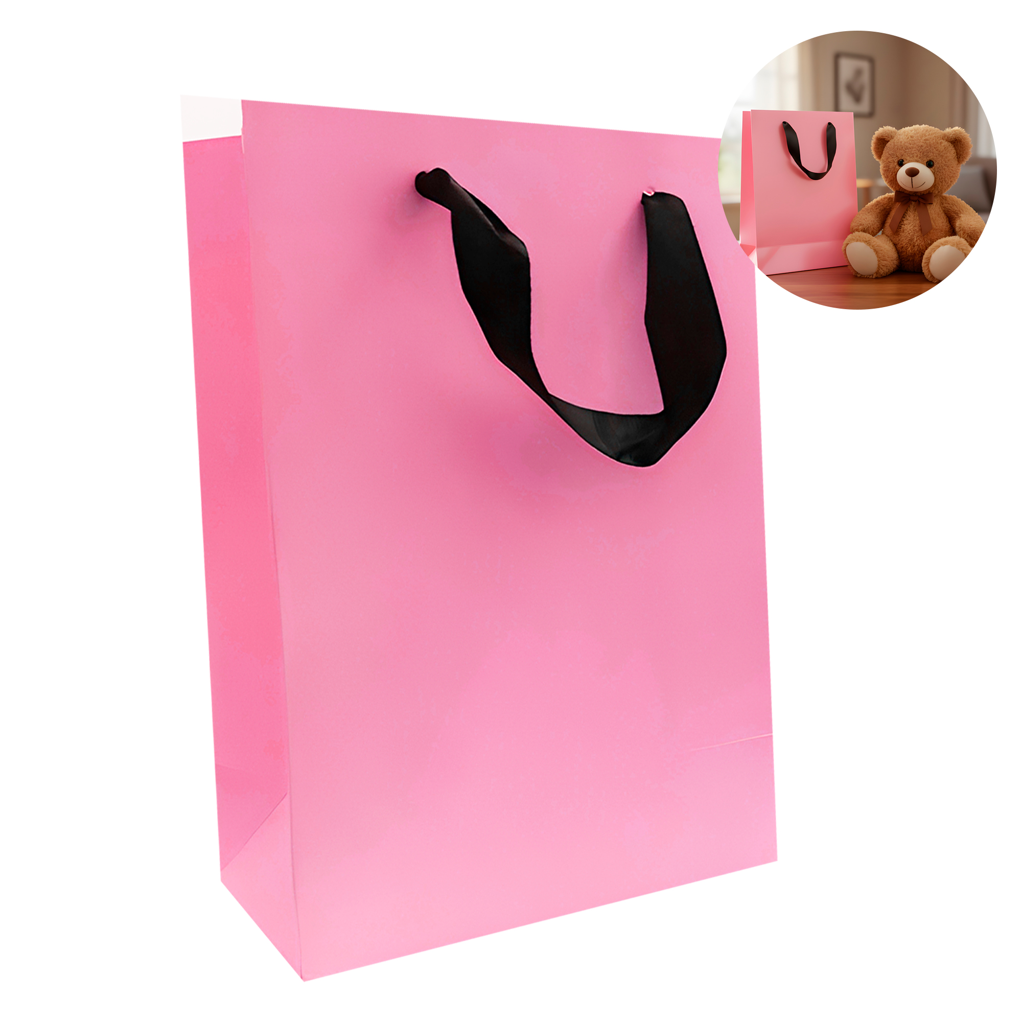 Bolsas de Cartón Lujo para Regalo Ecológicas Colores 21 X 15 X 8 CM 5