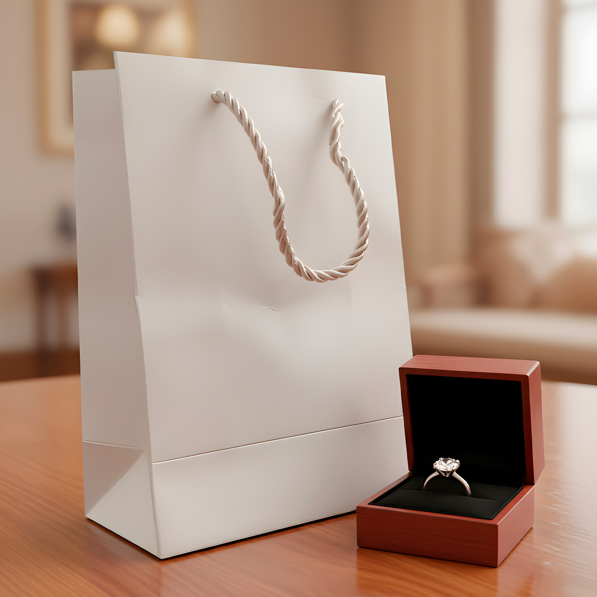 Bolsas de Cartón Lujo para Regalo Ecológicas Colores 21 X 15 X 8 CM 3