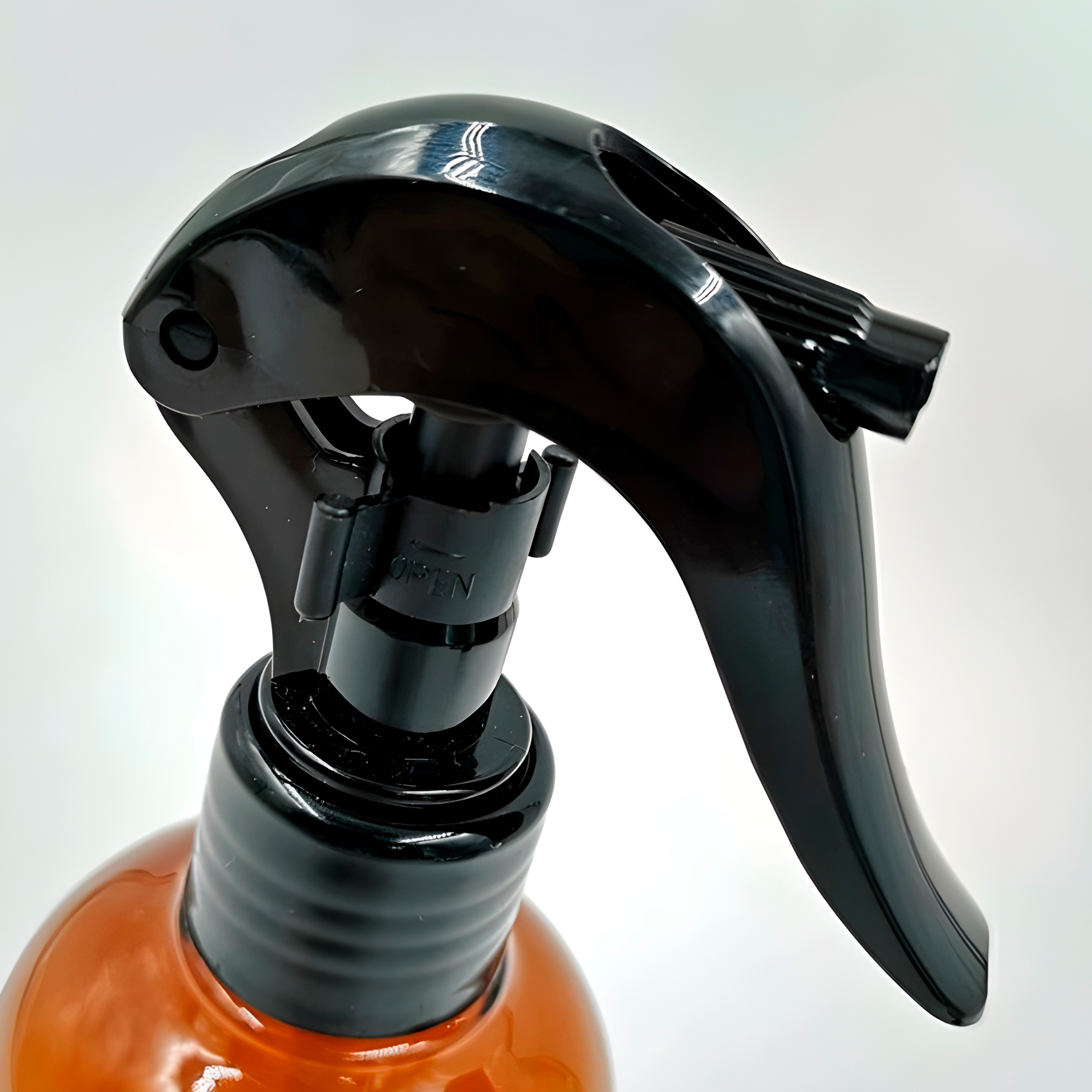 Frasco de vidrio Ámbar contenedor disparador válvula líquido Spray 240 ML 8