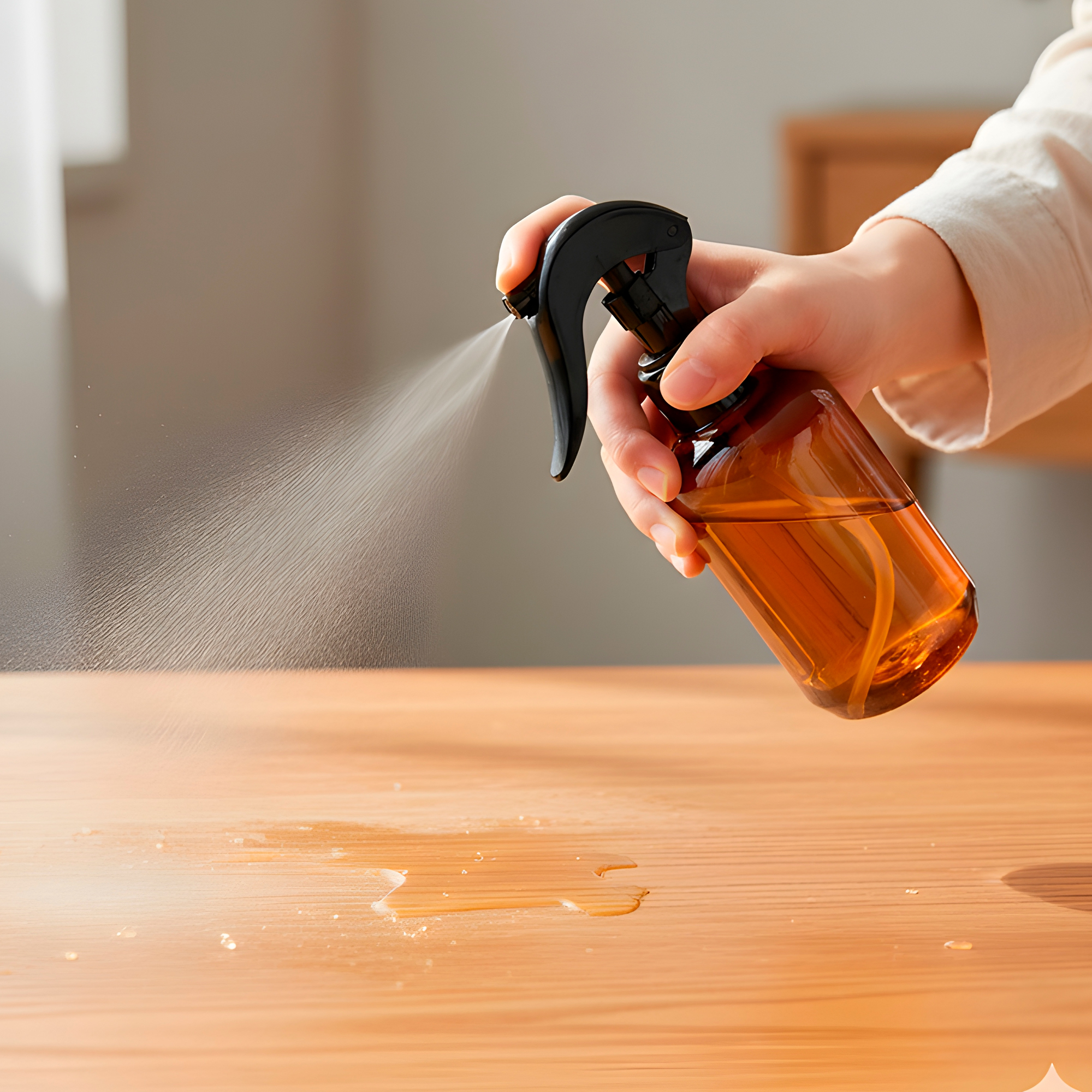 Frasco de vidrio Ámbar contenedor disparador válvula líquido Spray 240 ML 10