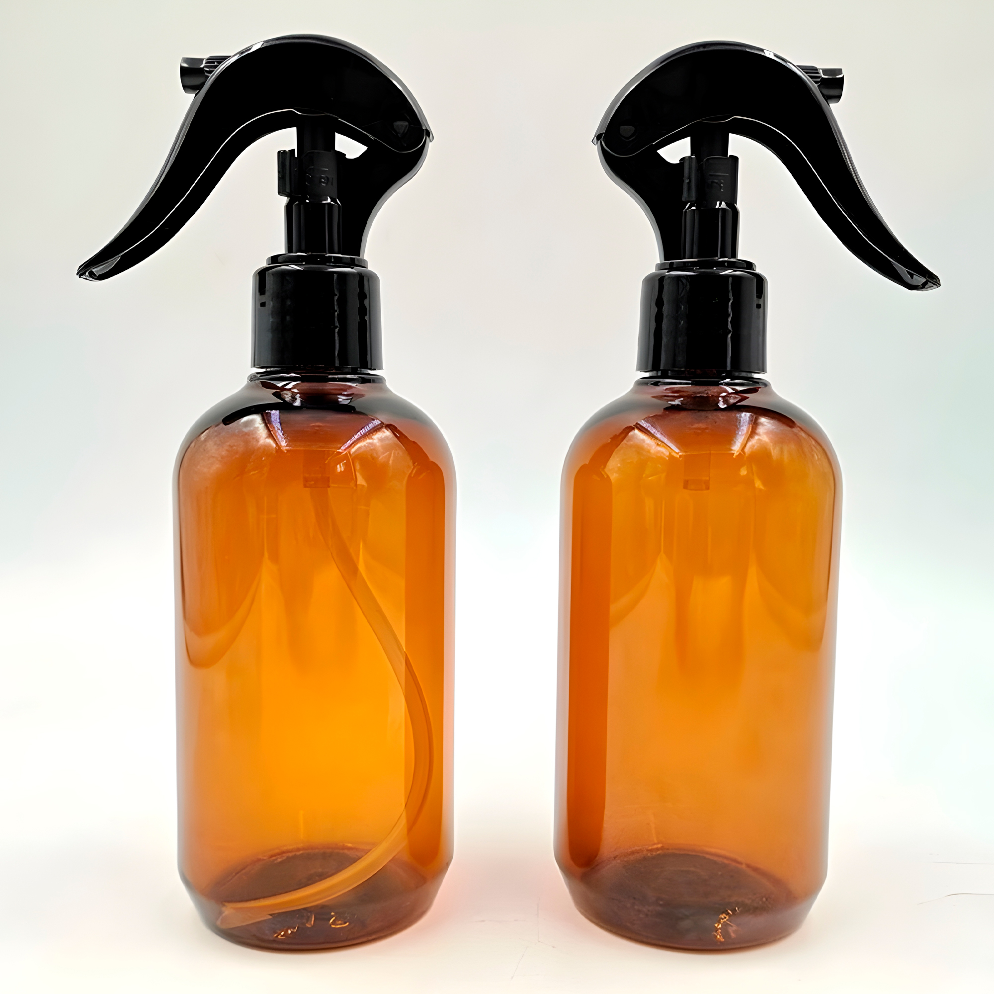 Frasco de vidrio Ámbar contenedor disparador válvula de Home Spray líquido 400 ML 6