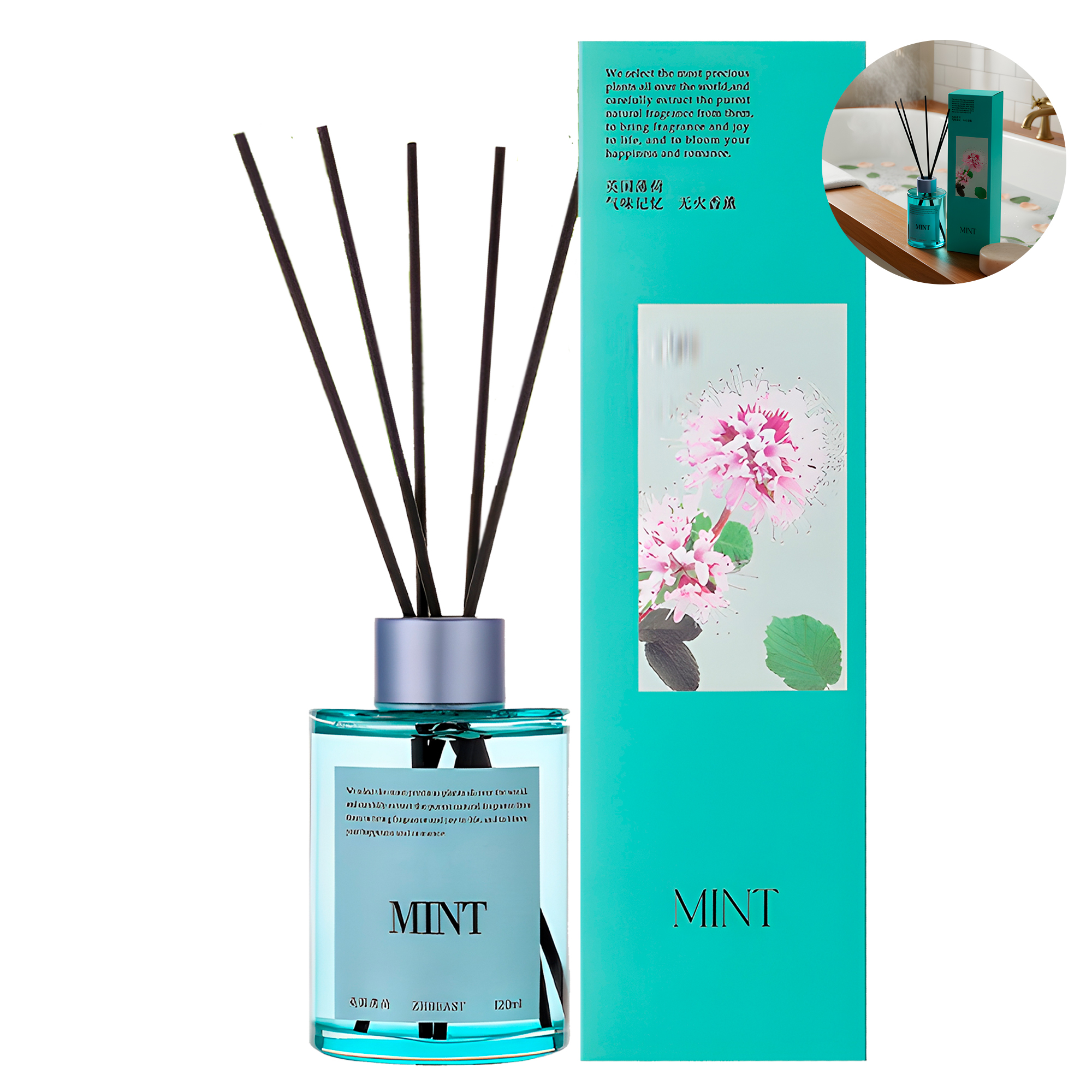 Fragancias Difusores Aromaticos Con 4 Varillas Ambientador 120 ml 11