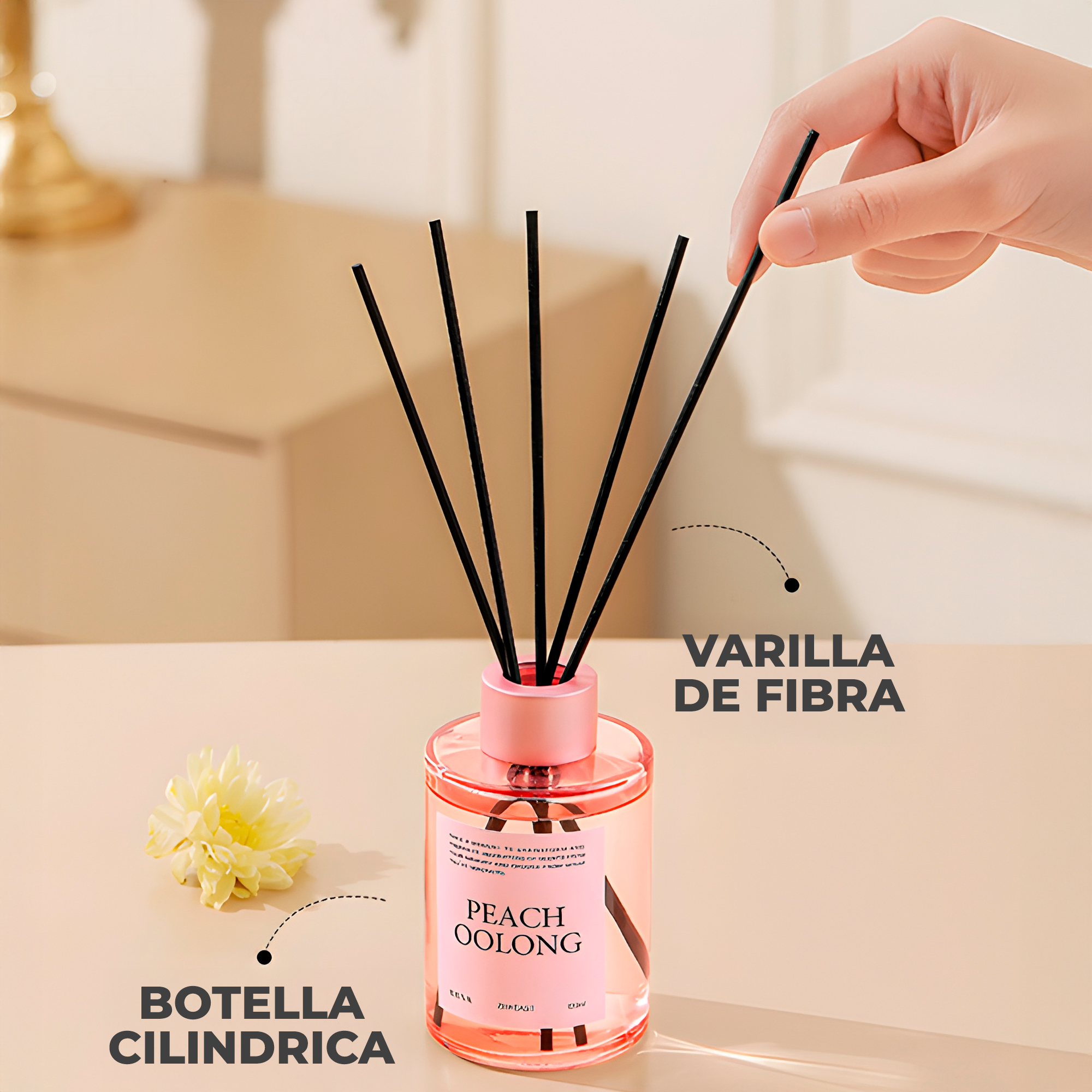 Fragancias Difusores Aromaticos Con 4 Varillas Ambientador 120 ml 15