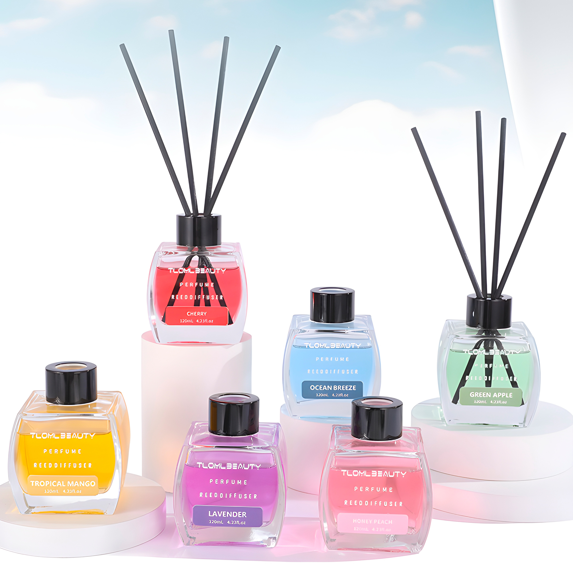 Difusor Aromático Mikado Con Varillas Aromatizador 120ml Aromas 4