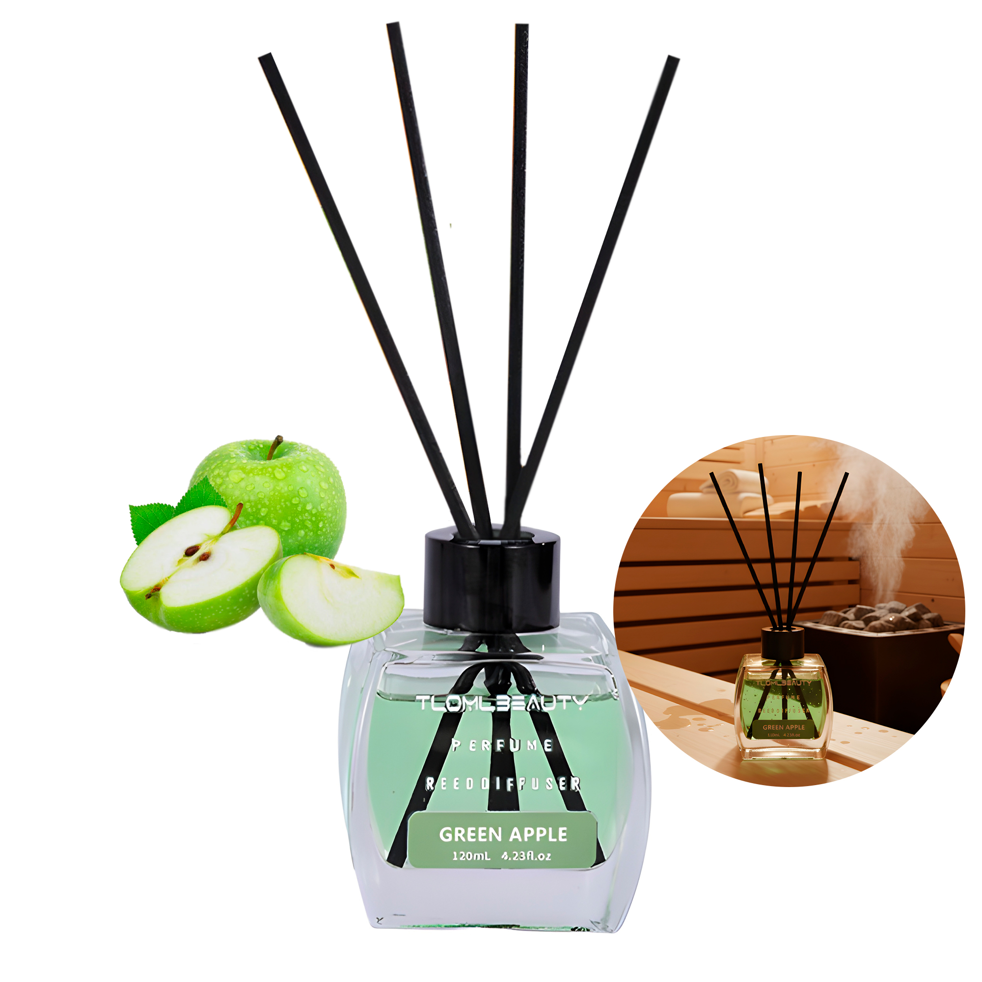 Difusor Aromático Mikado Con Varillas Aromatizador 120ml Aromas 8