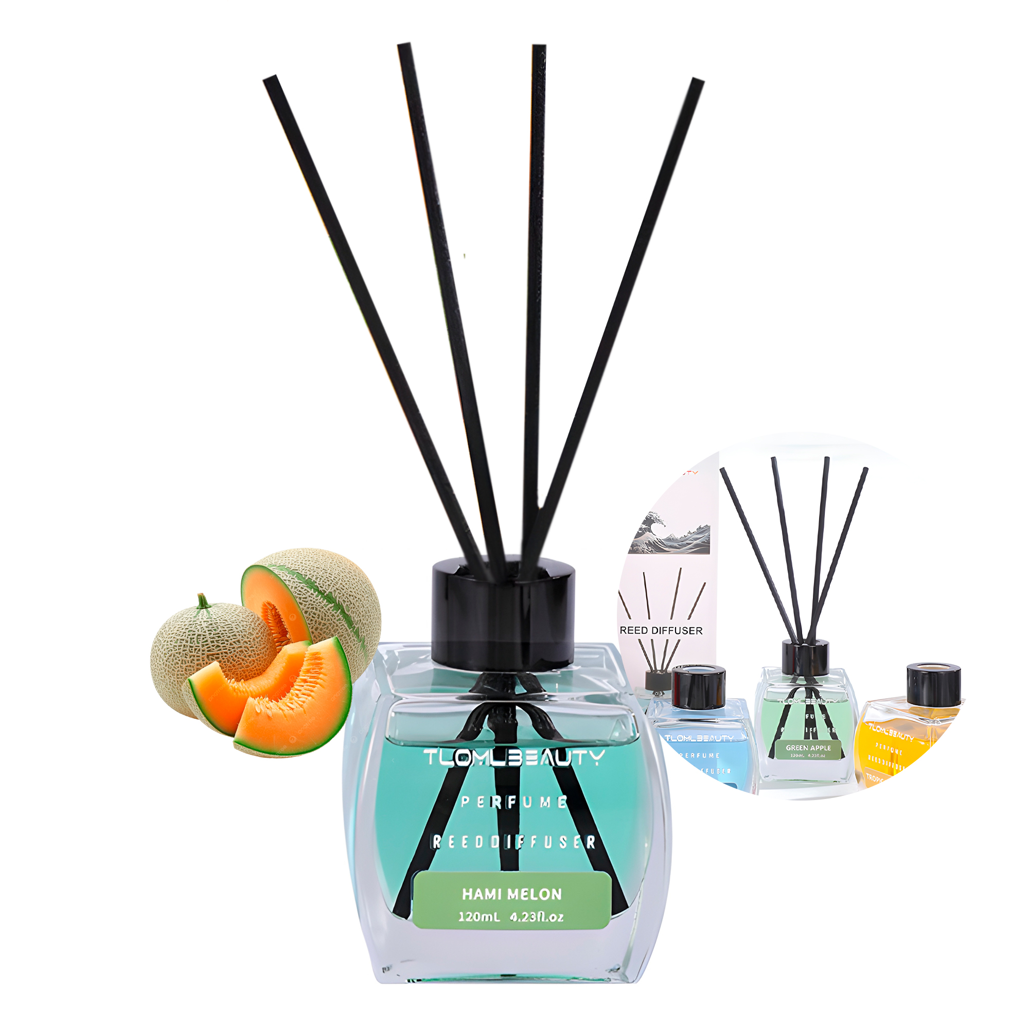 Difusor Aromático Mikado Con Varillas Aromatizador 120ml Aromas 21