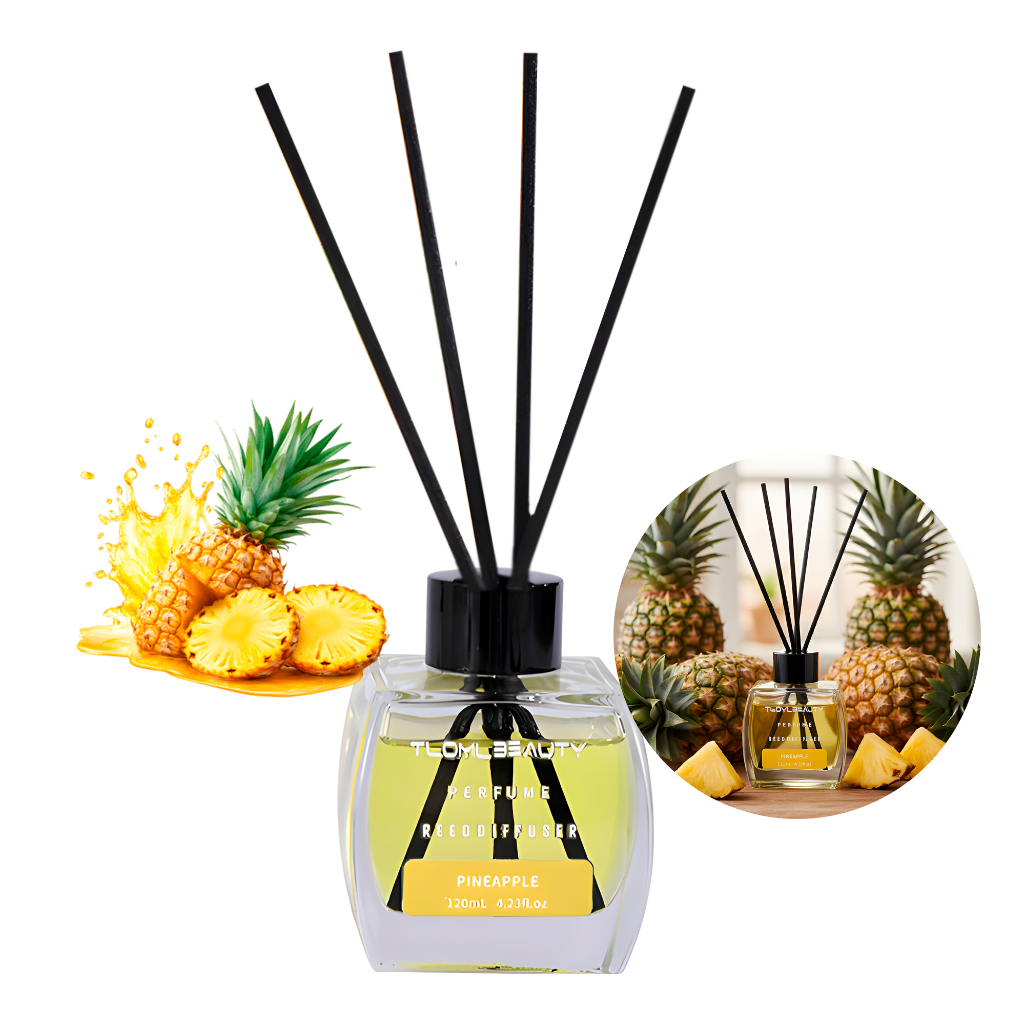 Difusor Aromático Mikado Con Varillas Aromatizador 120ml Aromas 26