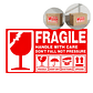 300 Etiquetas Adhesivas Envío Frágil Advertencia 13 X 7 CM - Miniatura 2
