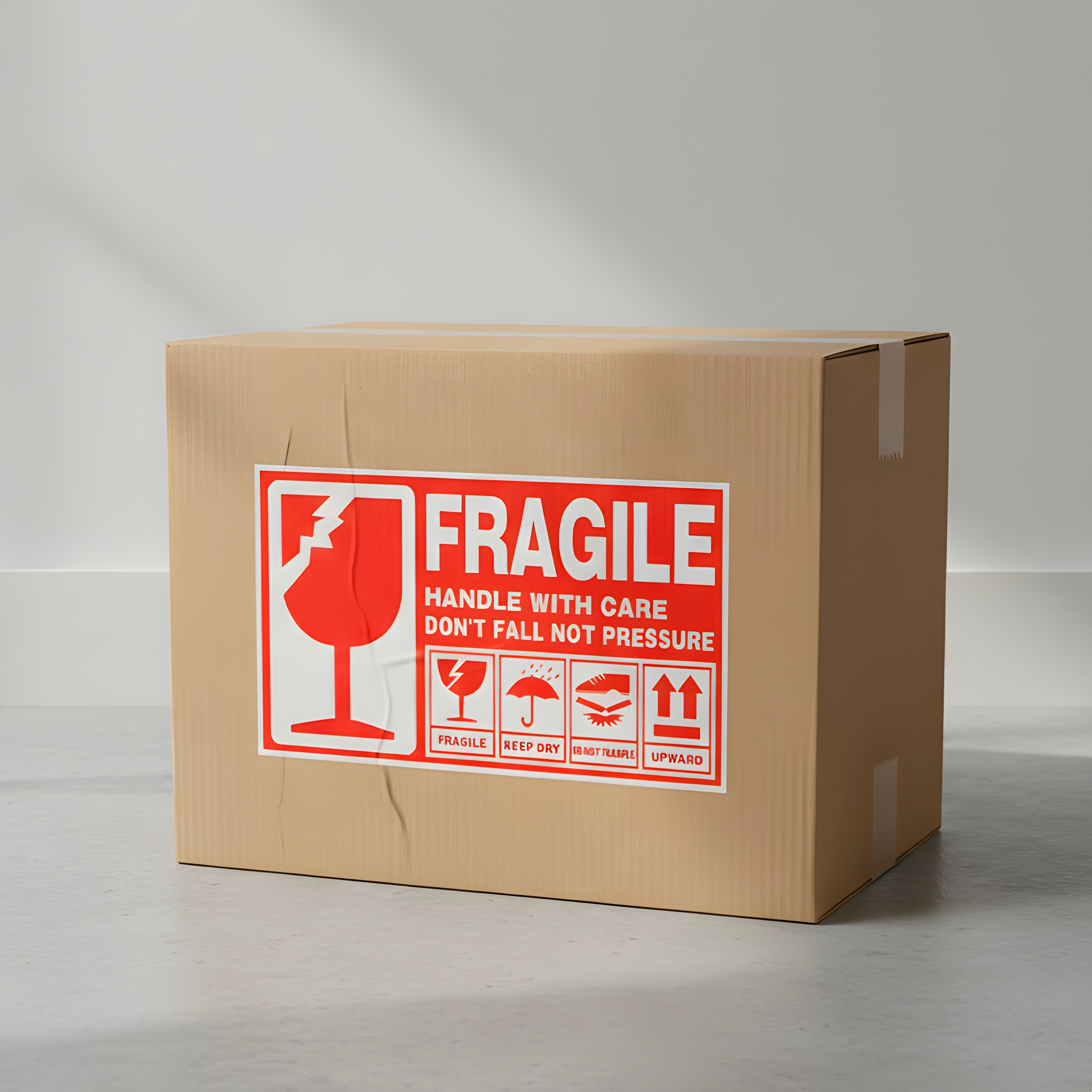 300 Etiquetas Adhesivas Envío Frágil Advertencia 13 X 7 CM 7