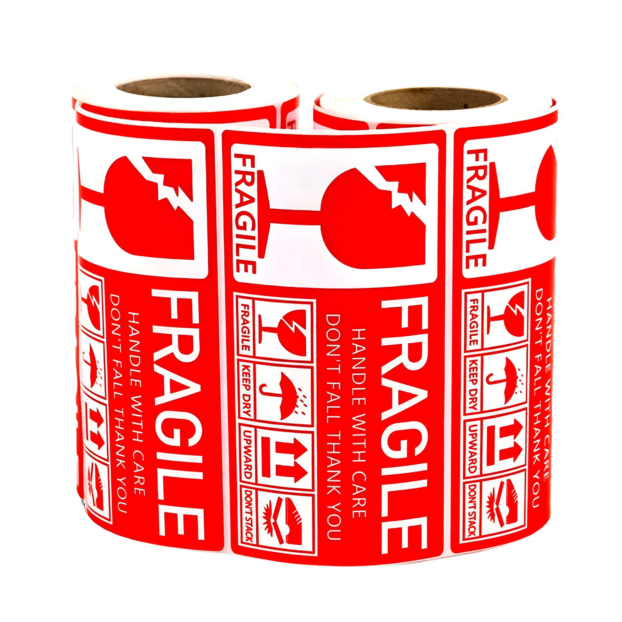 300 Etiquetas Adhesivas Envío Frágil Advertencia 13 X 7 CM 10