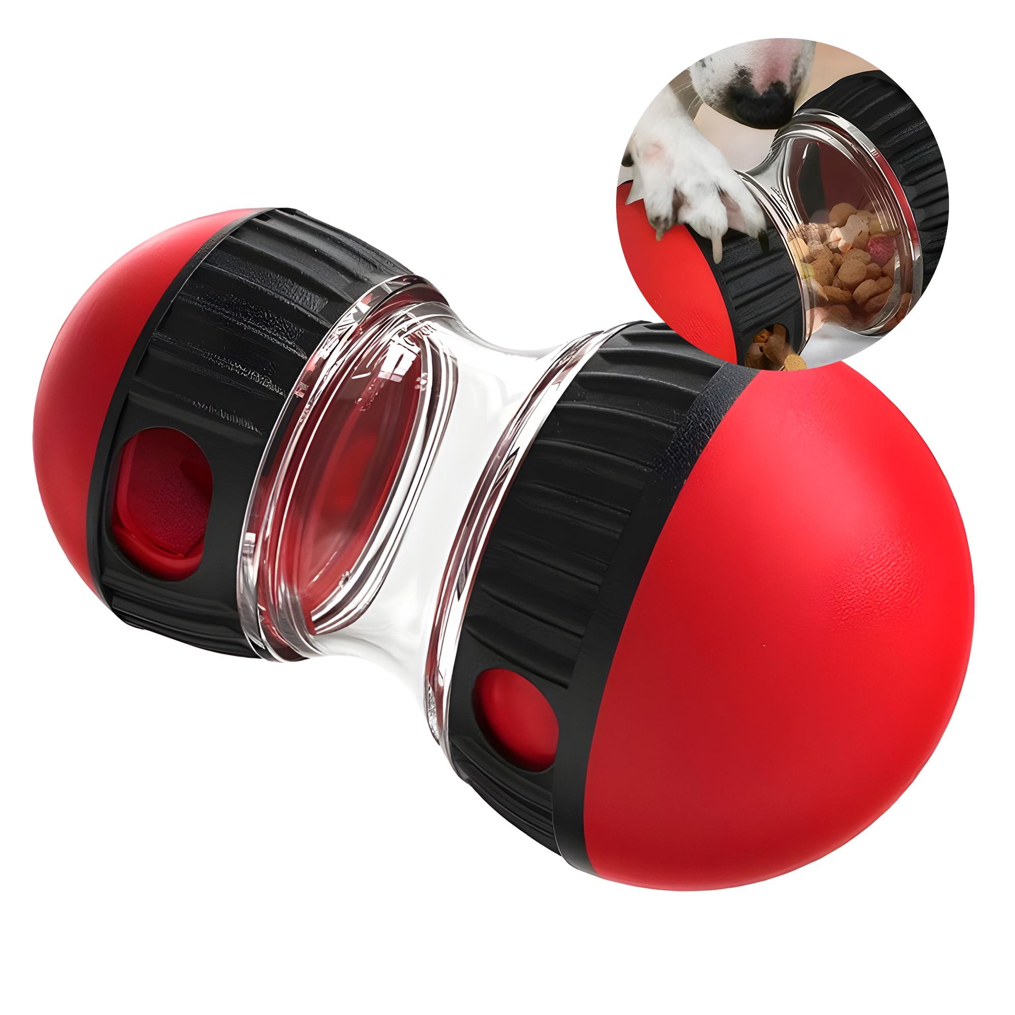 Juguete Perro Mascota Interactivo Dispensador Alimento Giratorio 1