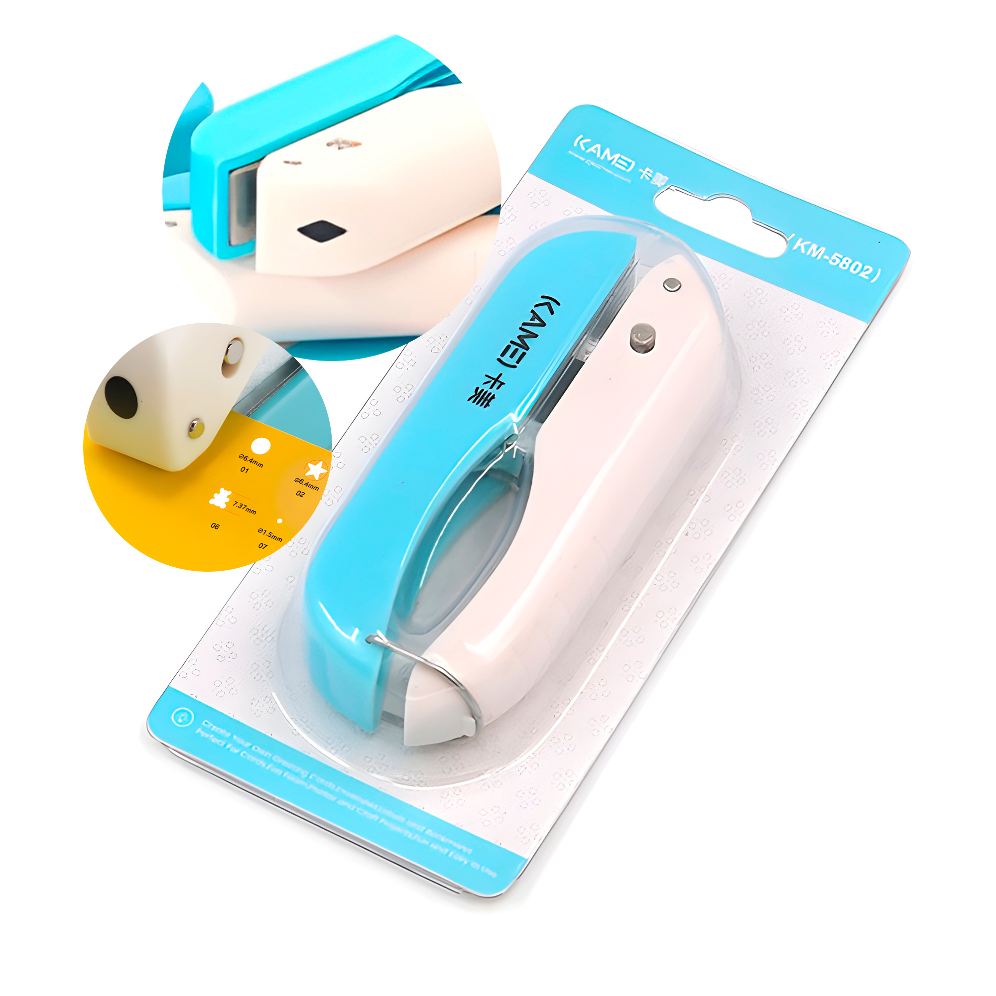 Perforadora De Papel Troqueladora Manual Plegable Punzón Formas Variadas 11