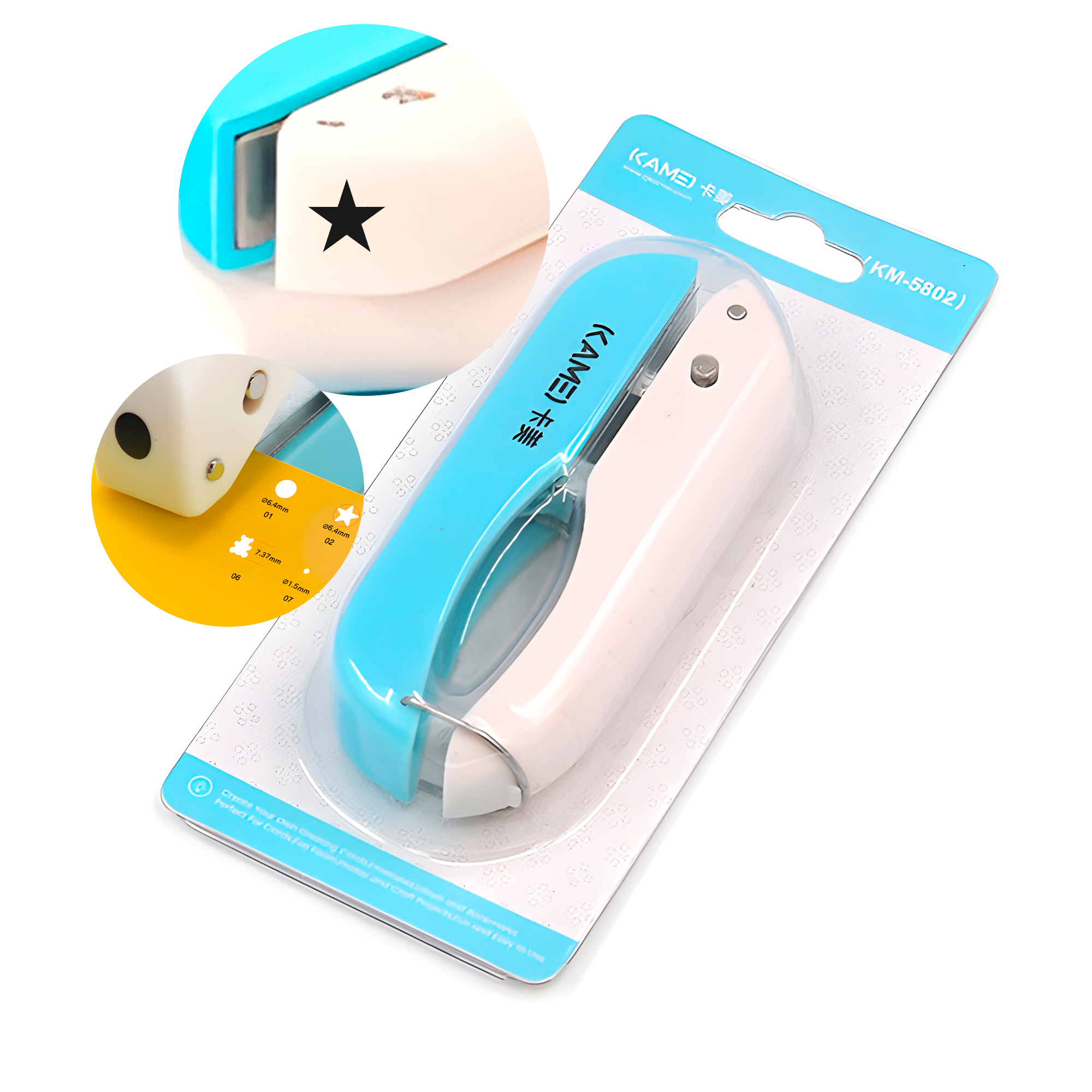 Perforadora De Papel Troqueladora Manual Plegable Punzón Formas Variadas 13