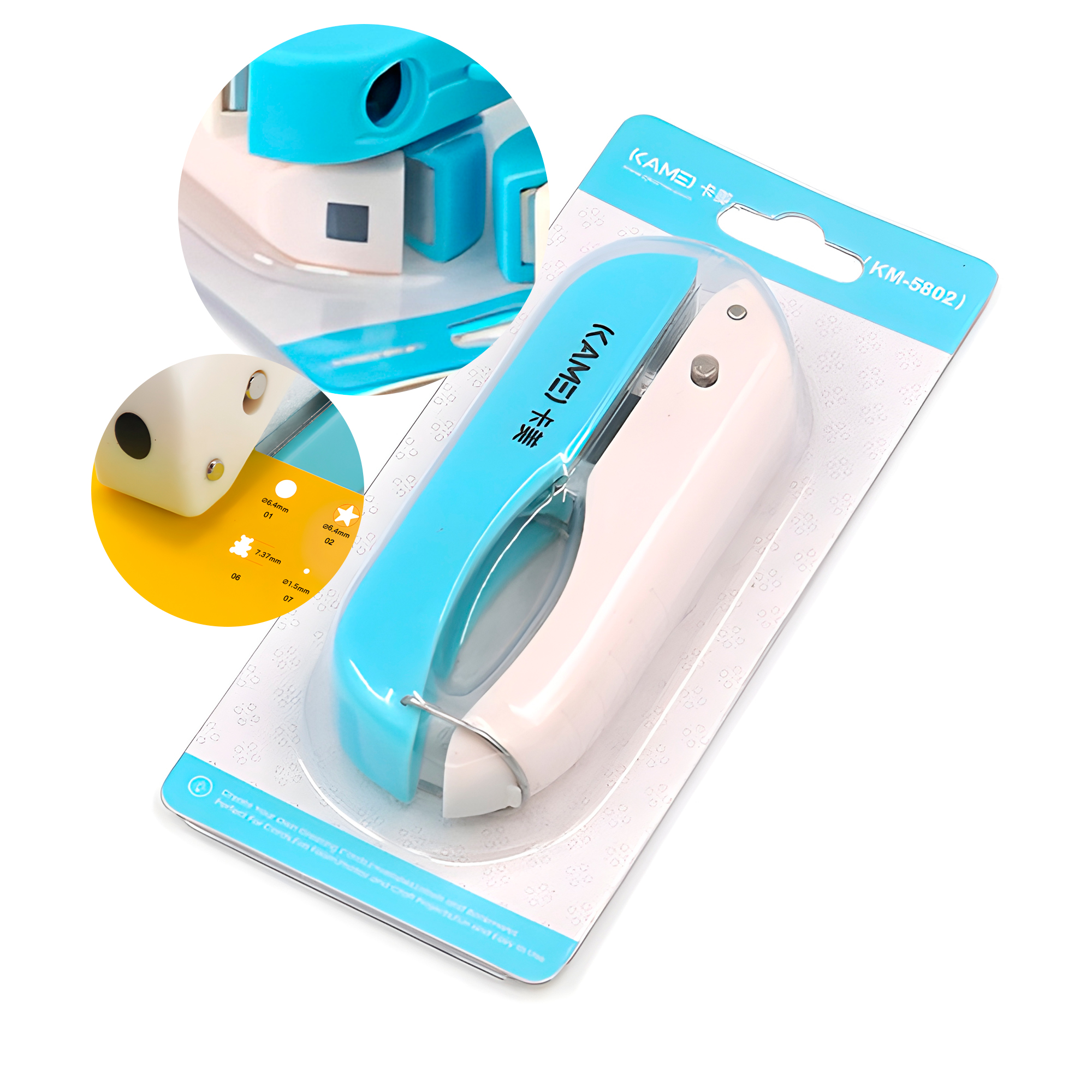 Perforadora De Papel Troqueladora Manual Plegable Punzón Formas Variadas 14