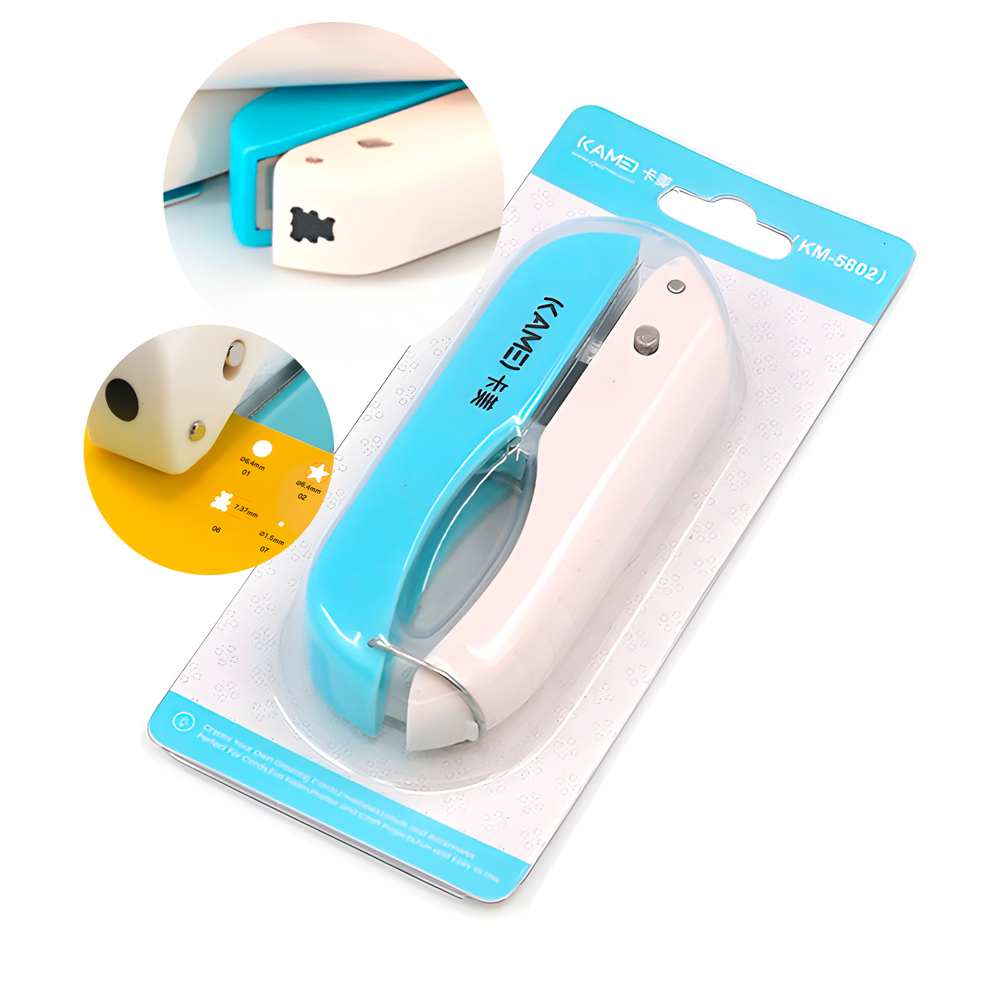 Perforadora De Papel Troqueladora Manual Plegable Punzón Formas Variadas 15