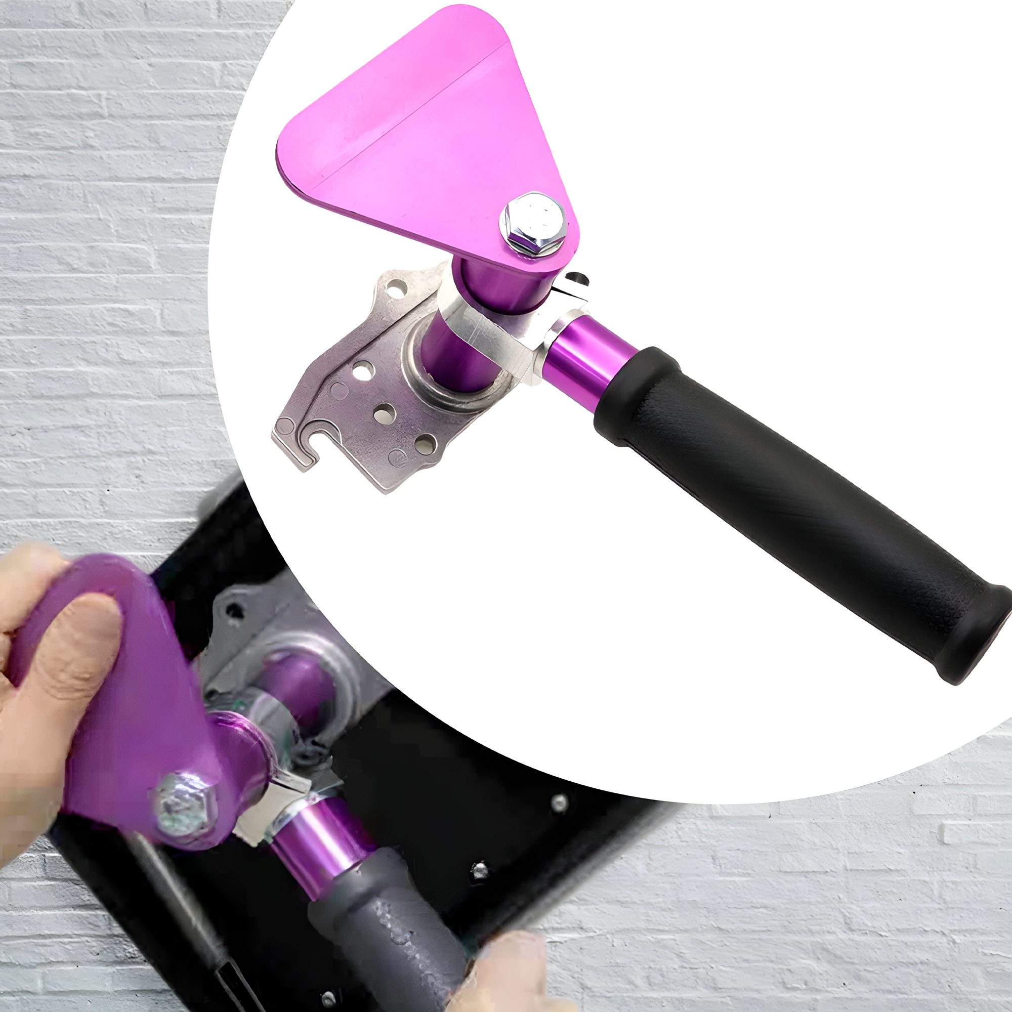 Tablero + Mango Extensible Instalación Pasta Muro y paneles de Yeso 8