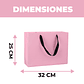 Bolsas de Cartón Lujo para Regalo Ecológicas Colores 32 X 25 X 11 CM - Miniatura 5