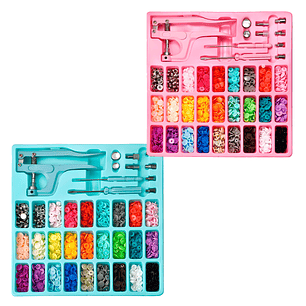Pinza Remachadora Manual Para Broches Plasticos Snap 270pcs