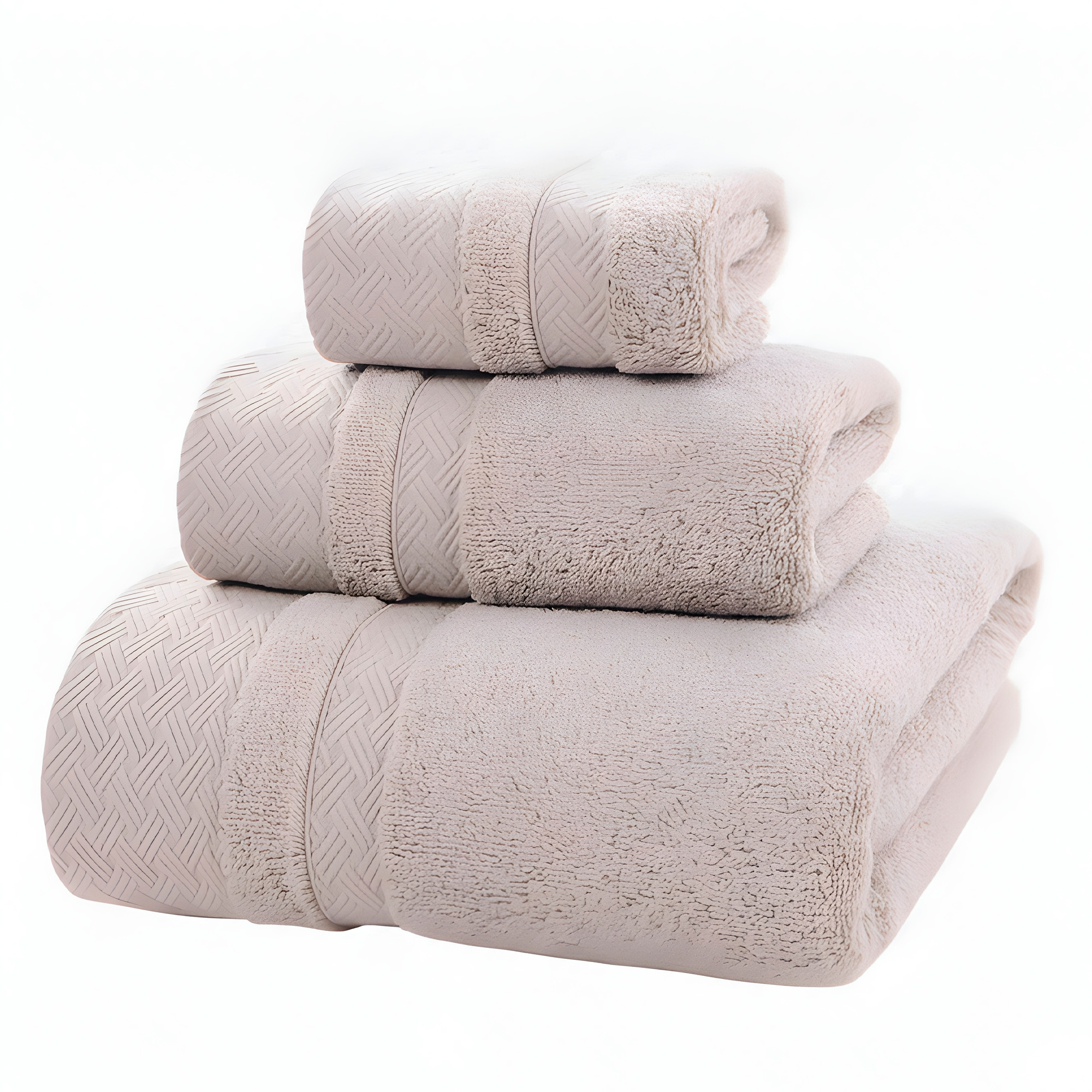 Juego 3 Toallas de Baño Algodón Suave Absorbente Colores 12