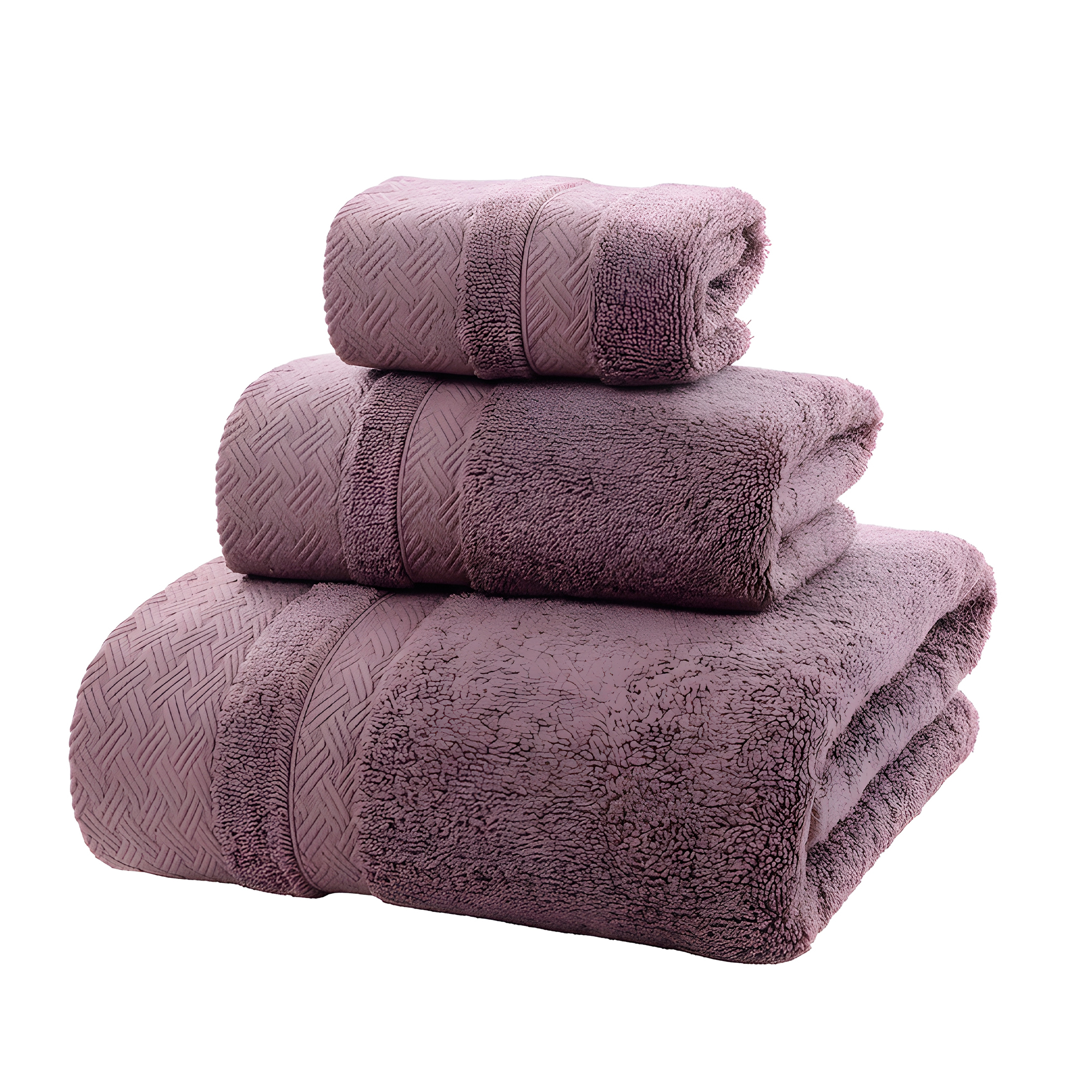 Juego 3 Toallas de Baño Algodón Suave Absorbente Colores 14