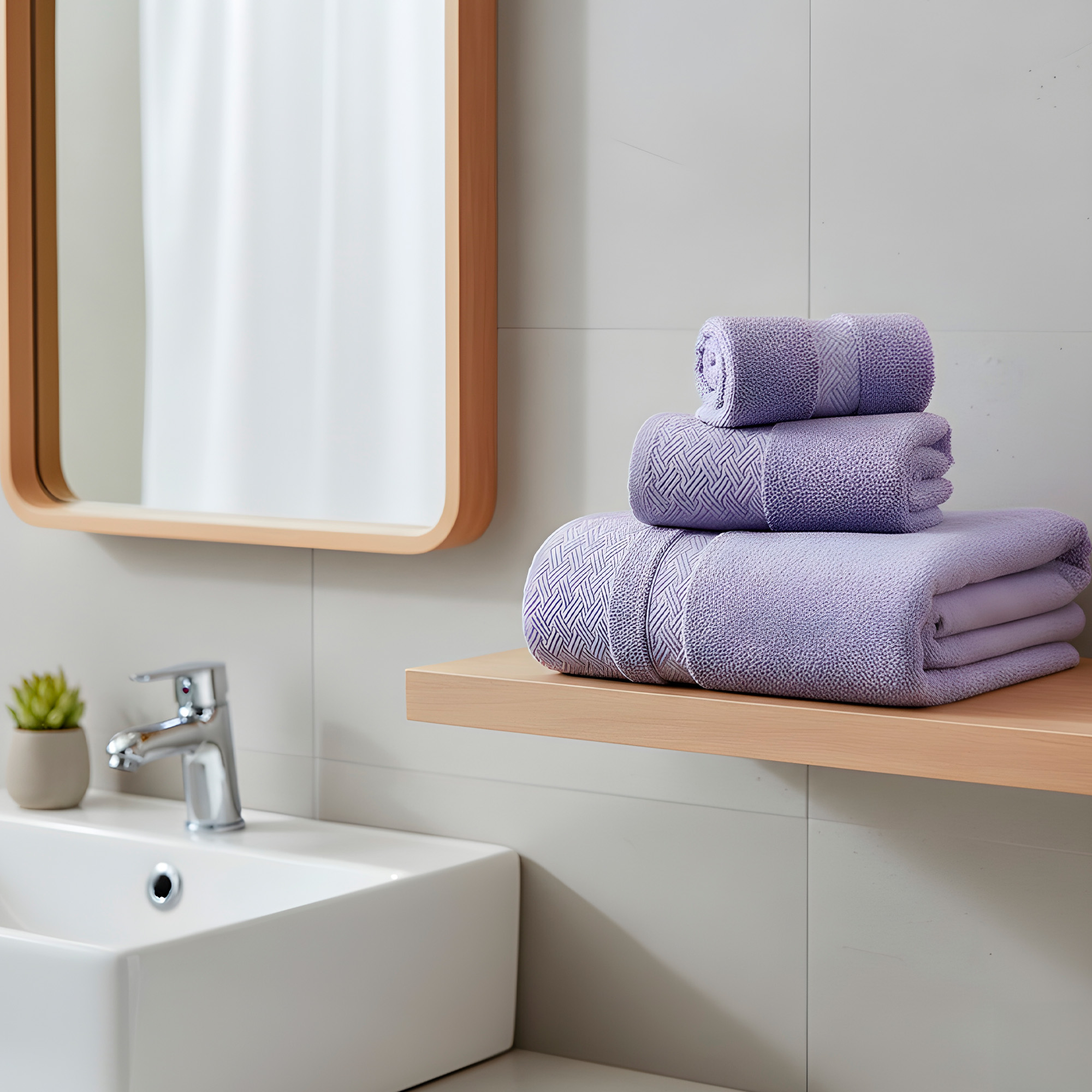 Juego 3 Toallas de Baño Algodón Suave Absorbente Colores 19