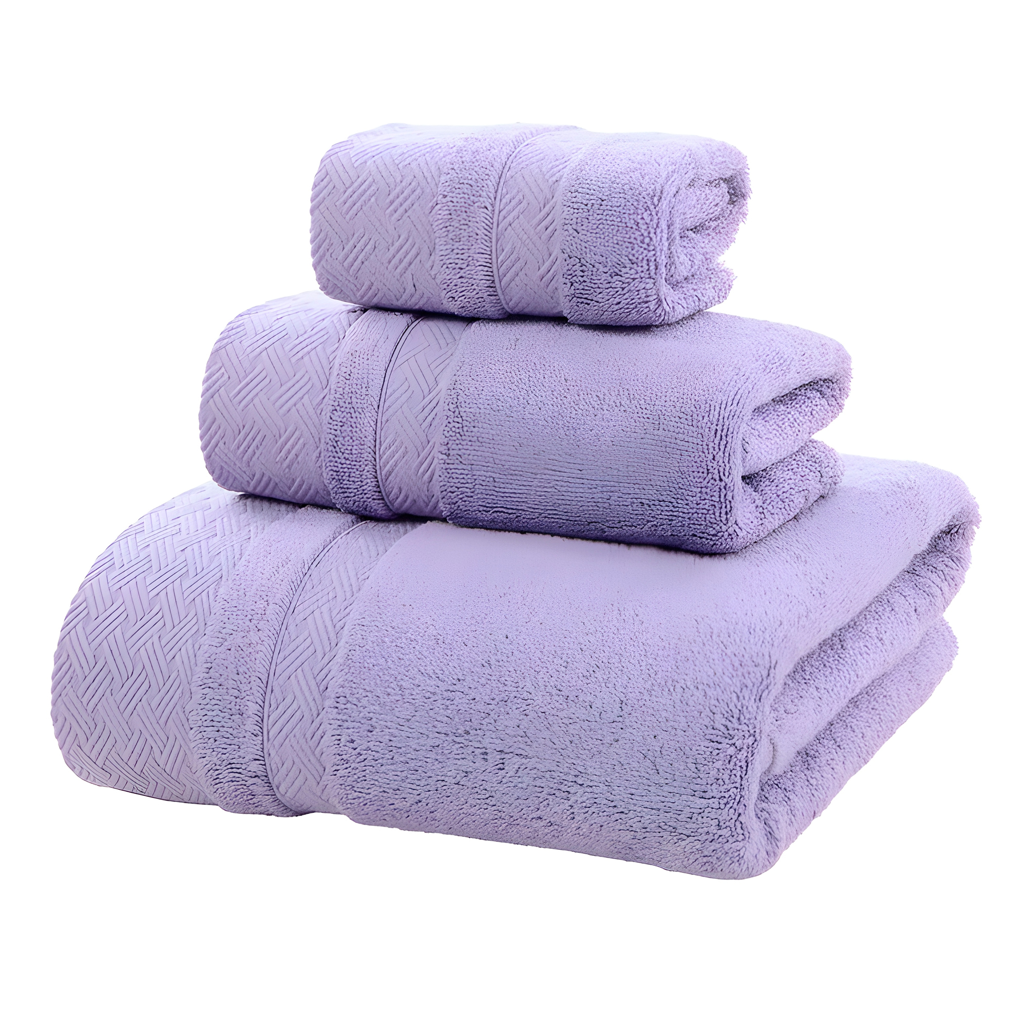Juego 3 Toallas de Baño Algodón Suave Absorbente Colores 20