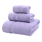 Juego 3 Toallas de Baño Algodón Suave Absorbente Colores - Miniatura 20