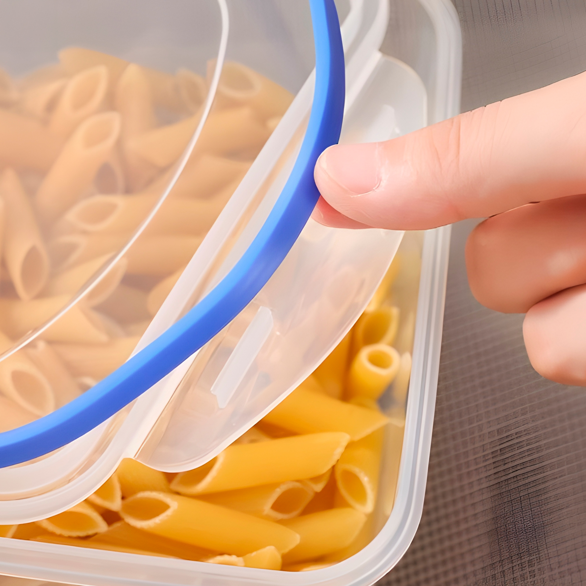 Contenedor Taper Herméticos Plástico 500 ML Comida Almuerzo 3