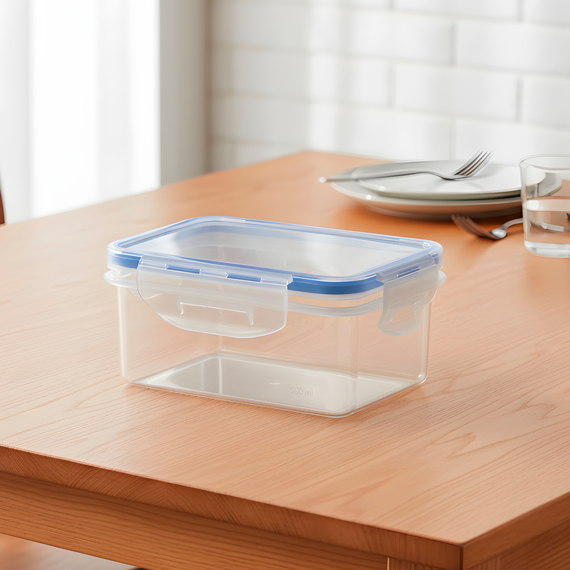 Contenedor Taper Herméticos Plástico 500 ML Comida Almuerzo 5