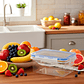 Contenedor Taper Herméticos Plástico 500 ML Comida Almuerzo - Miniatura 10