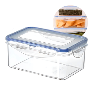 Contenedor Taper Herméticos Plástico 1000ML Comida Almuerzo
