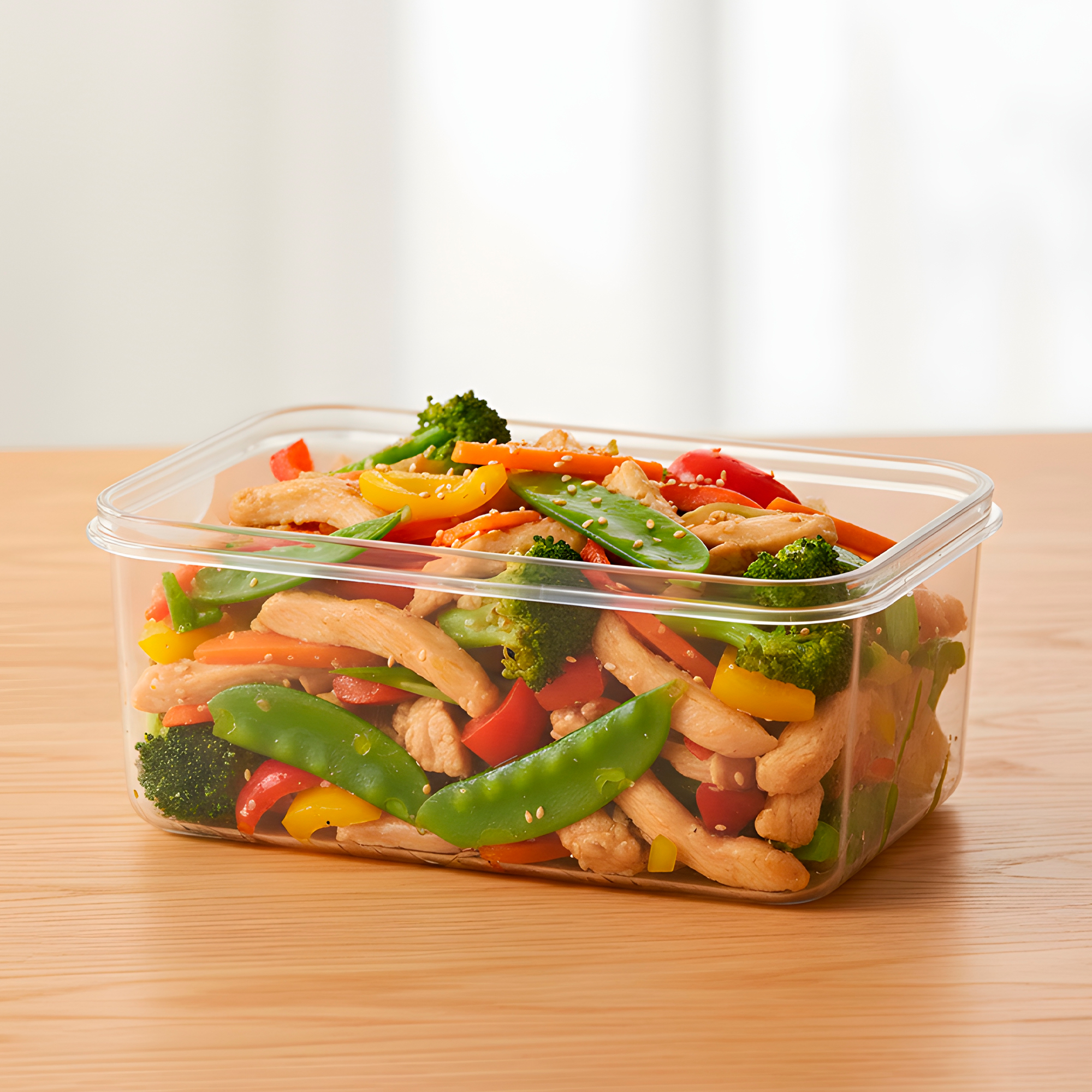 Contenedor Tupper Herméticos Plástico 1000ML Comida Almuerzo 8