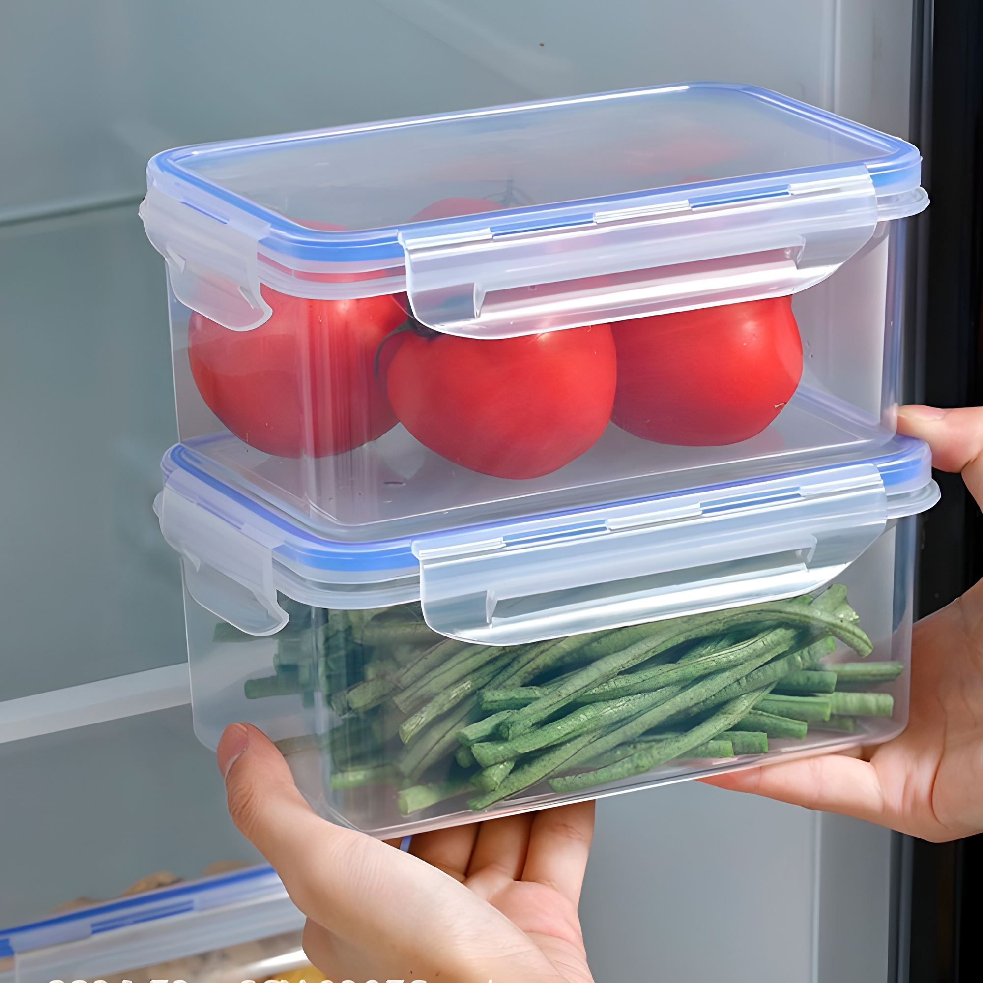 Contenedor Taper Herméticos Plástico 2500ML Comida Almuerzo 7