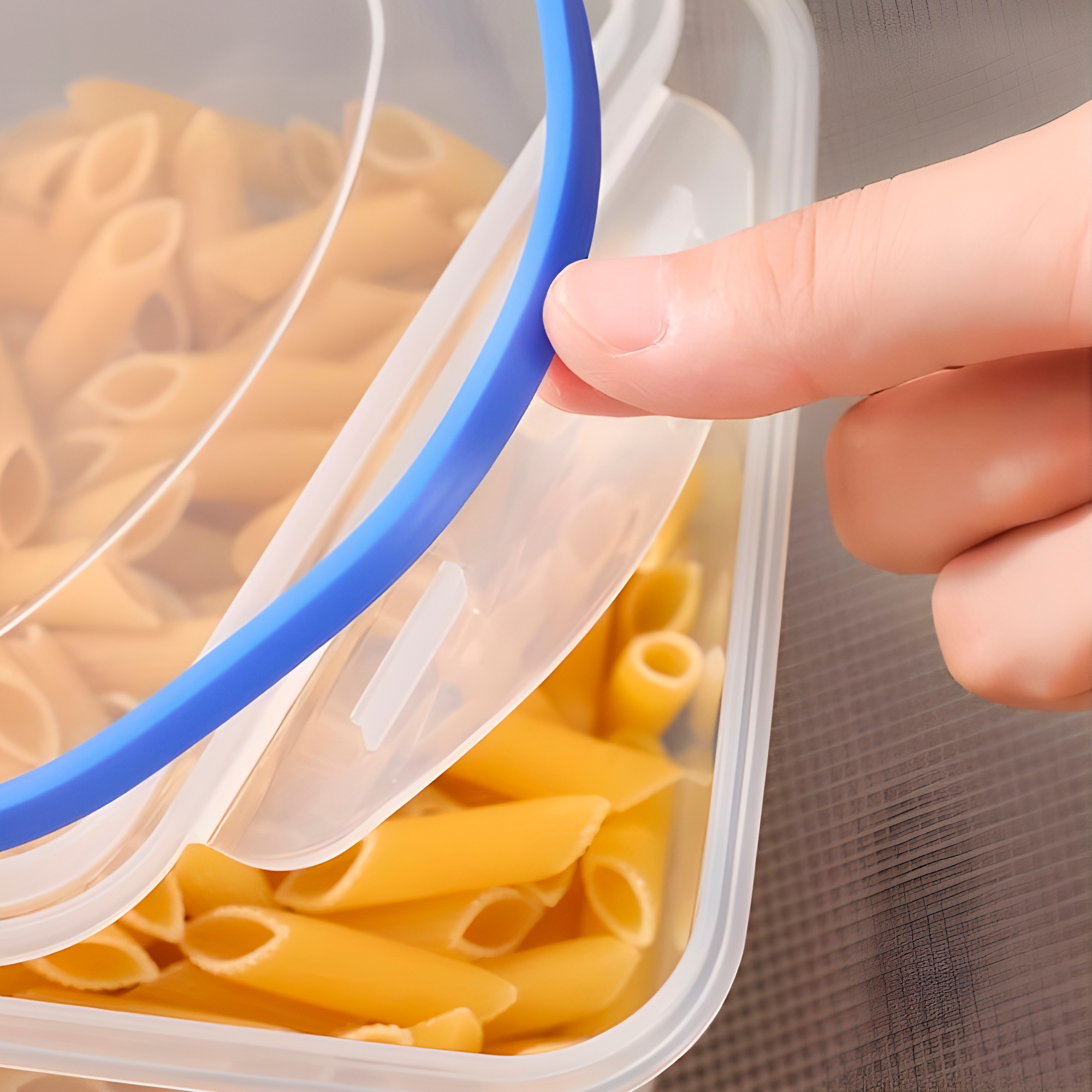 Contenedor Taper Herméticos Plástico 2500ML Comida Almuerzo 8