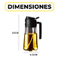 Dispensador Spray Aceite Aceitero 600 ML Vidrio Cocina Hogar - Miniatura 2