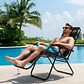 Silla Reposera Plegable Portátil Playa Camping Terraza Hogar Colores - Miniatura 8