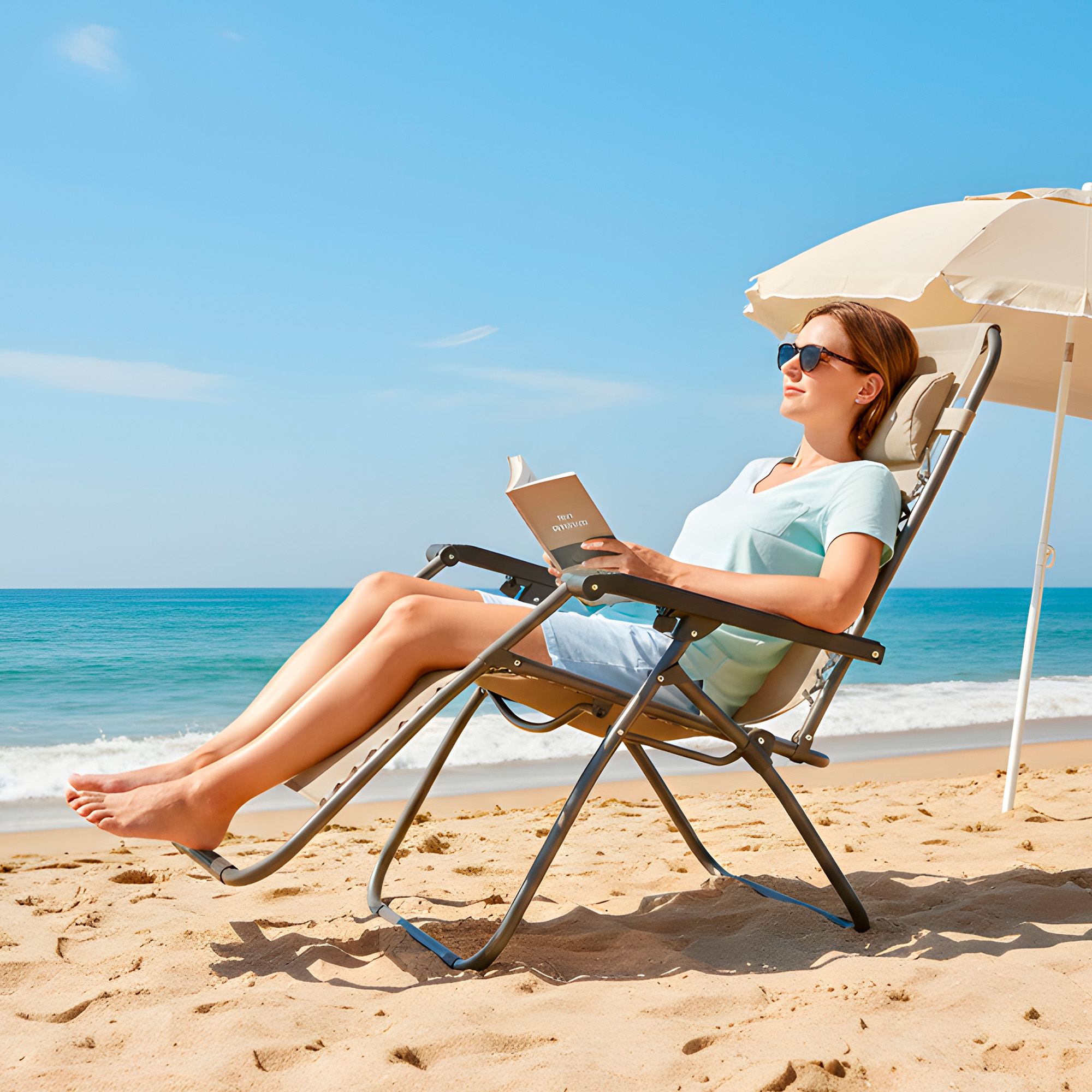 Silla Reposera Plegable Portátil Playa Camping Terraza Hogar Colores 15