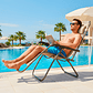 Silla Reposera Plegable Portátil Playa Camping Terraza Hogar Colores - Miniatura 19