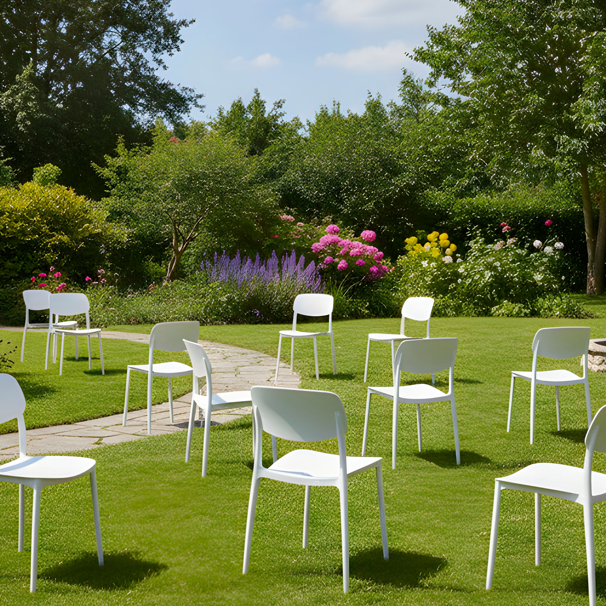 Sillas Oficina Plástico con respaldo Taburete Minimalistas Nórdica 10