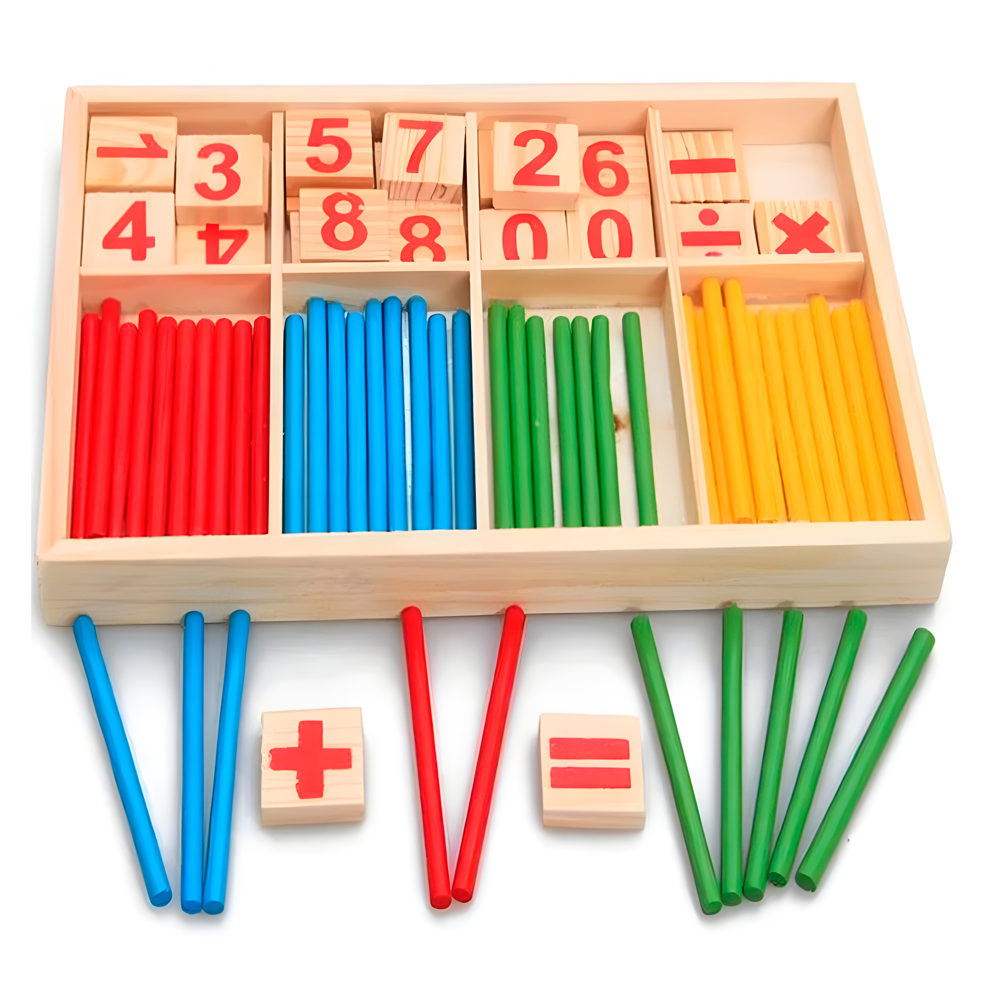 Juego Matemático Aprendizaje Montessori Tablero Enseñanza 2