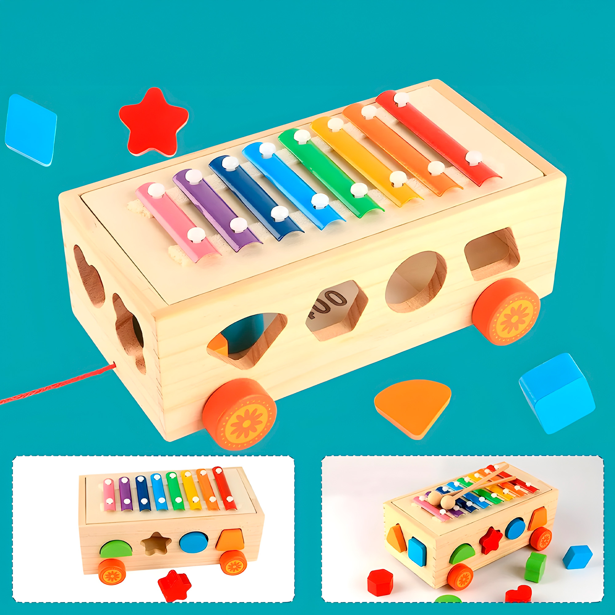 Juguete Xilófono Montessori Didáctico Educativo Madera Niños 5