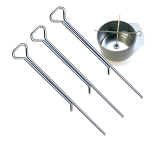 Pinzas Metálicas Soporte Centrar Mechas de Velas 11 CM