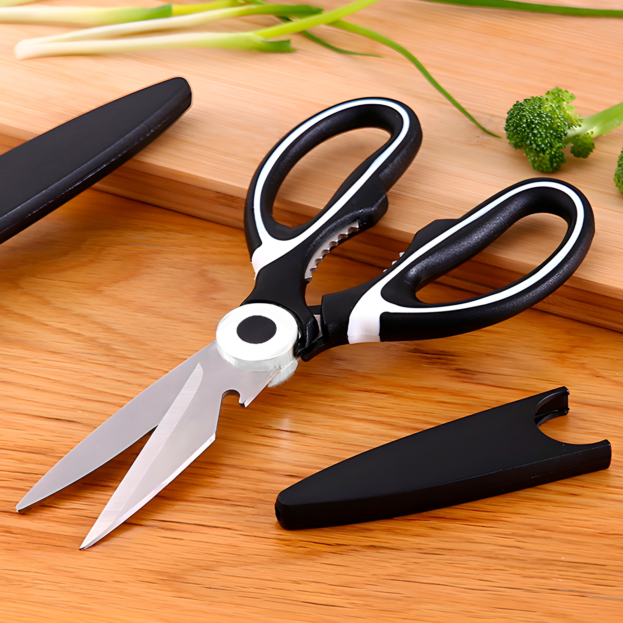 Tijera Cocina Alimentos Multiusos Cuchilla Acero Inoxidable 5